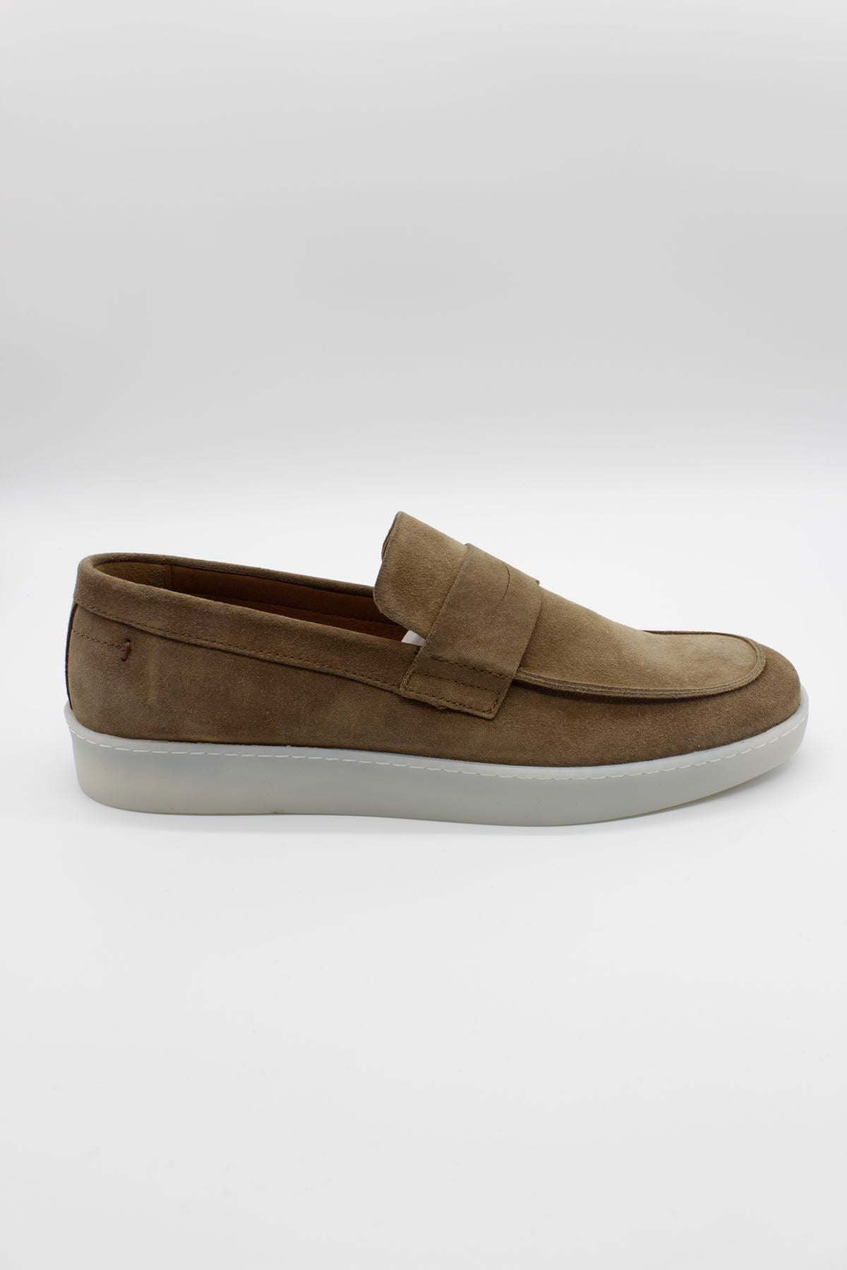 Camel %100 Deri Bağcıksız Casual Süet Ayakkabı 1033240166