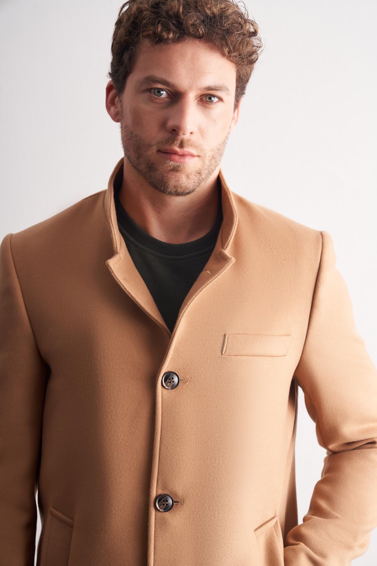 Hakim Yaka Classic Slim Fit Esnek Kaban 1008255162
