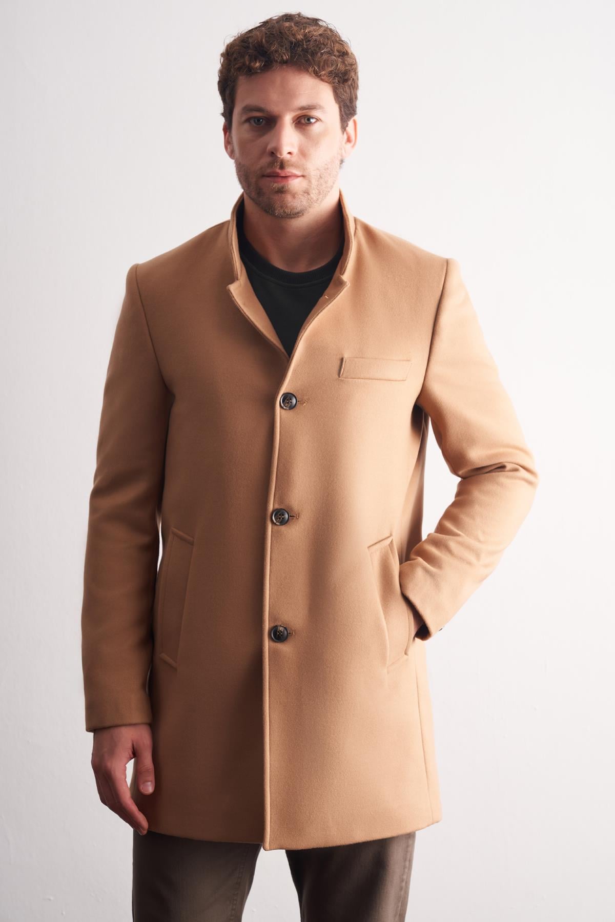Hakim Yaka Classic Slim Fit Esnek Kaban 1008255162