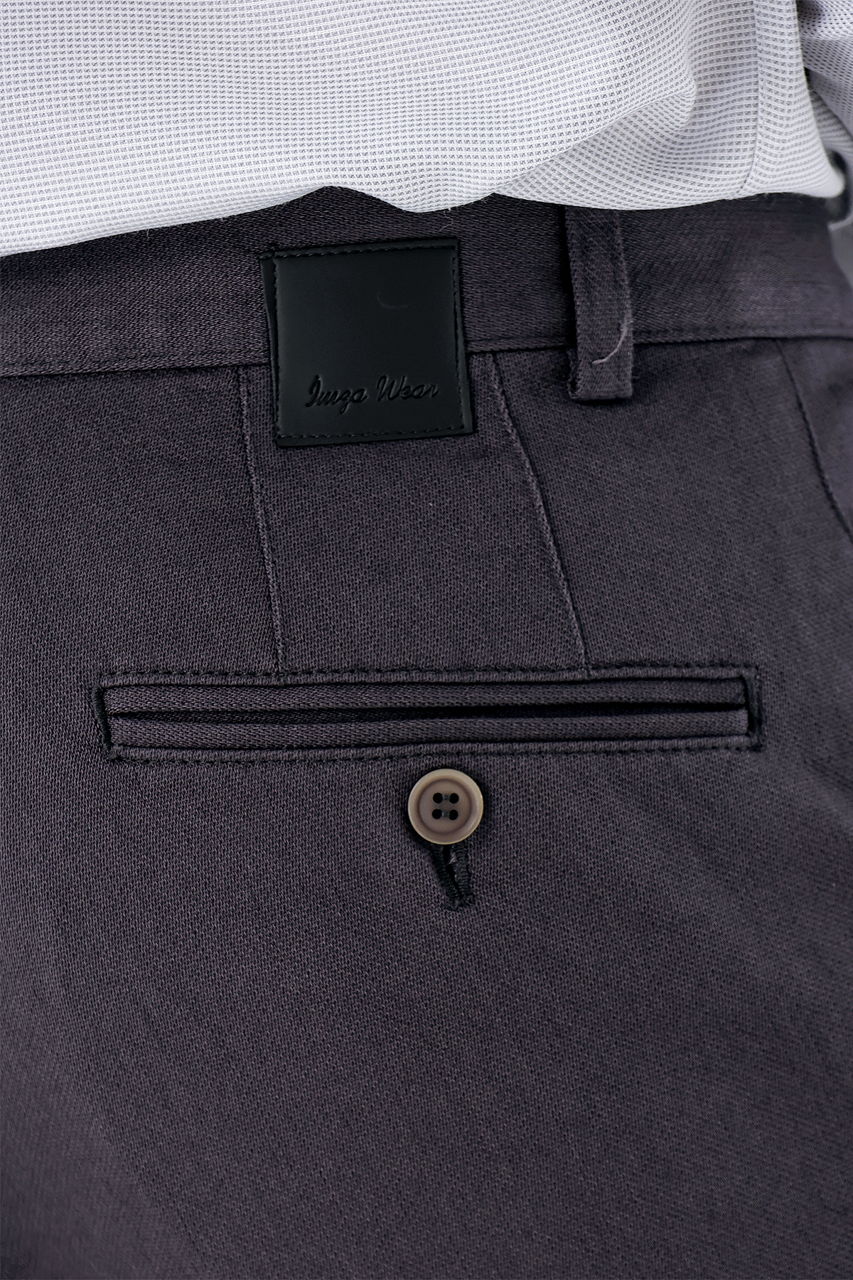 Füme Pamuklu Yandan Cepli Casual Slim Fit Chino Pantolon 1003235120