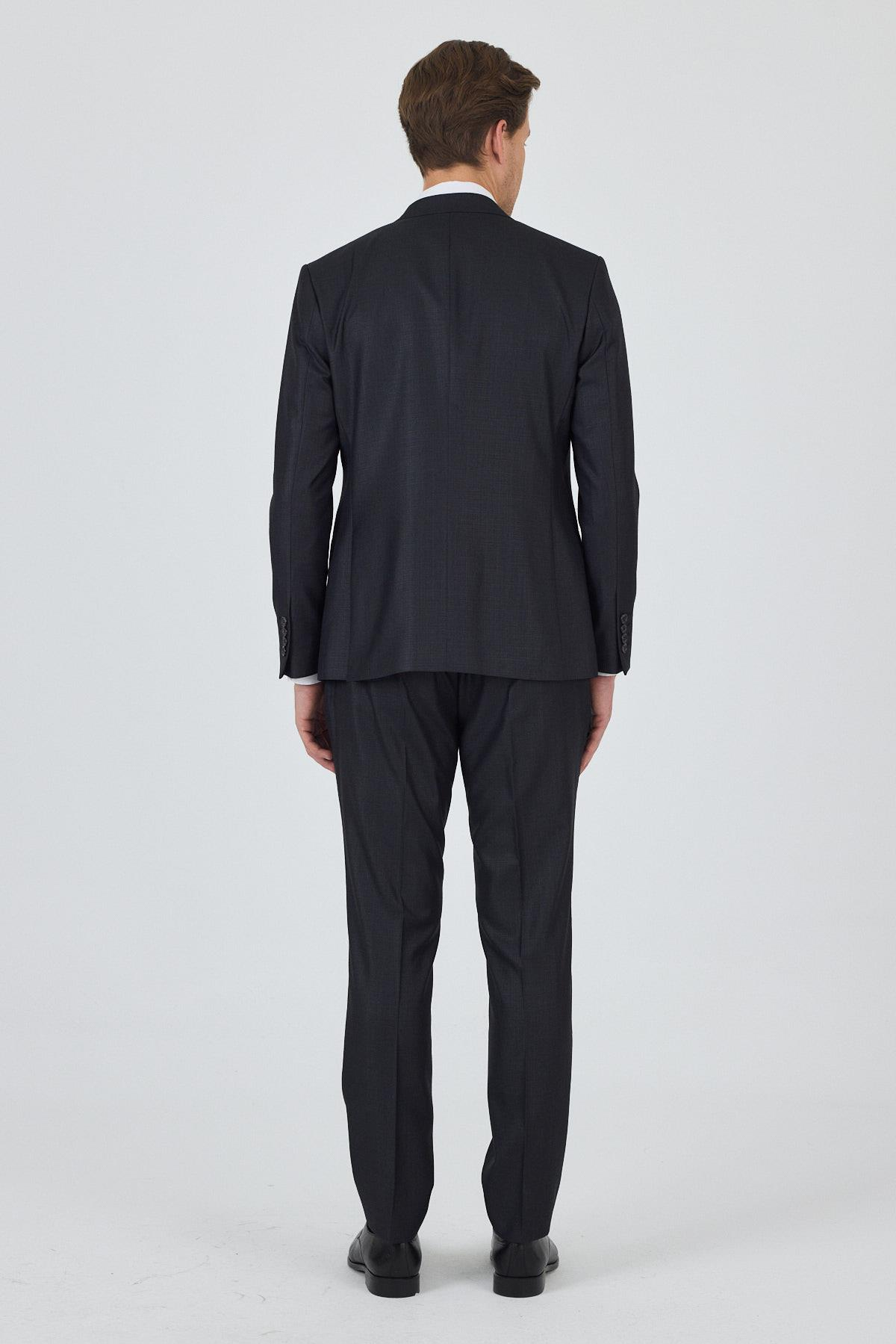 Filafil Mono Yaka Tam Astar Yelekli 6 Drop Slim Fit Takım Elbise 1001250171
