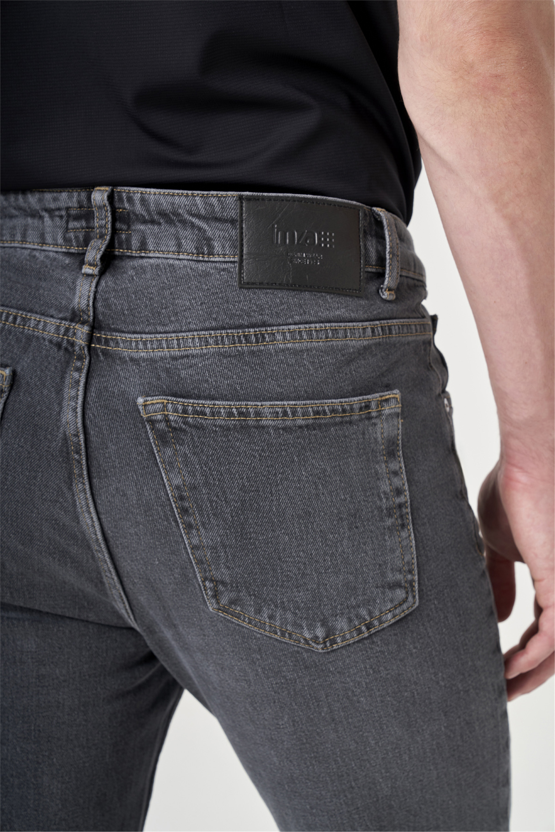 Füme 5 Cep Gabardin Slim Fit Pamuklu Denim Jean Kot Pantolon 1023260154