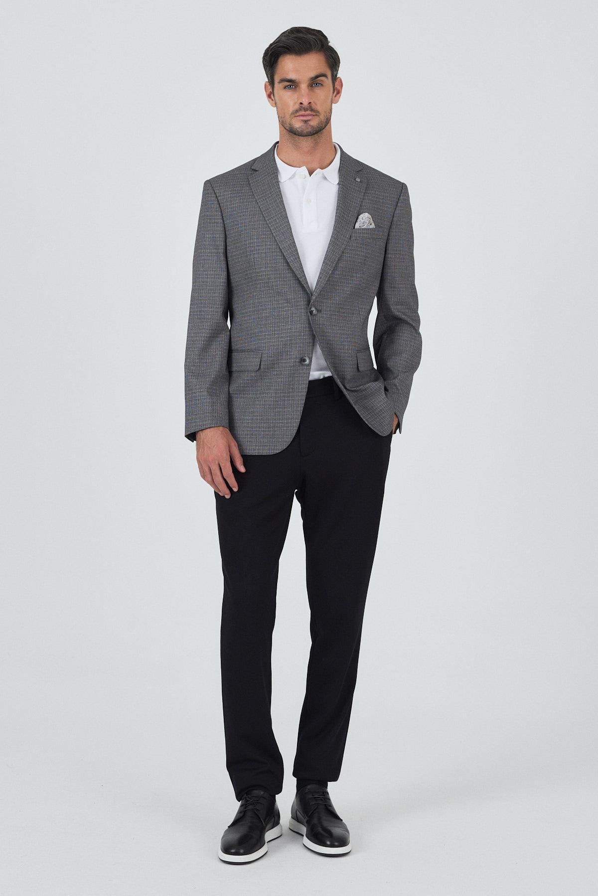 Mono Yaka Bez Ayağı Tam Astar Esnek 4 Drop Comfort Fit Classic Ceket 1002250156