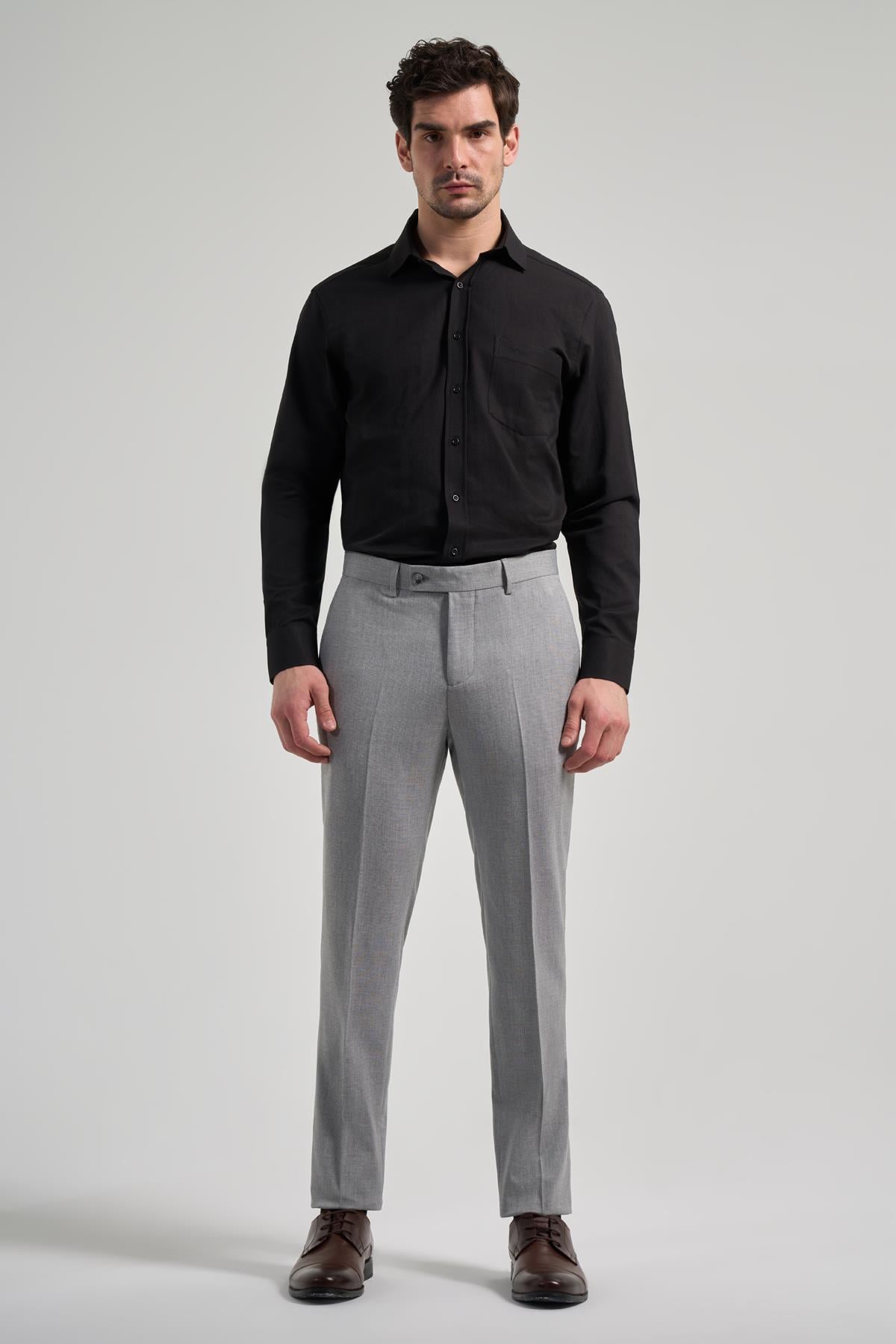 Esnek Yandan Cepli Slim Fit Classic Pantolon 1003250160
