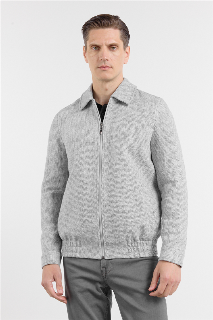 Polo Yaka Tam Astar Casual Slim Fit Kaşe Mont 1007255106