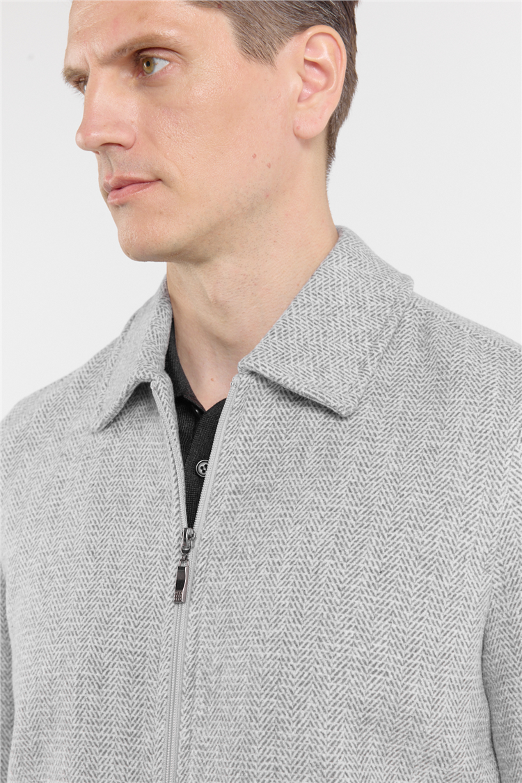 Polo Yaka Tam Astar Casual Slim Fit Kaşe Mont 1007255106