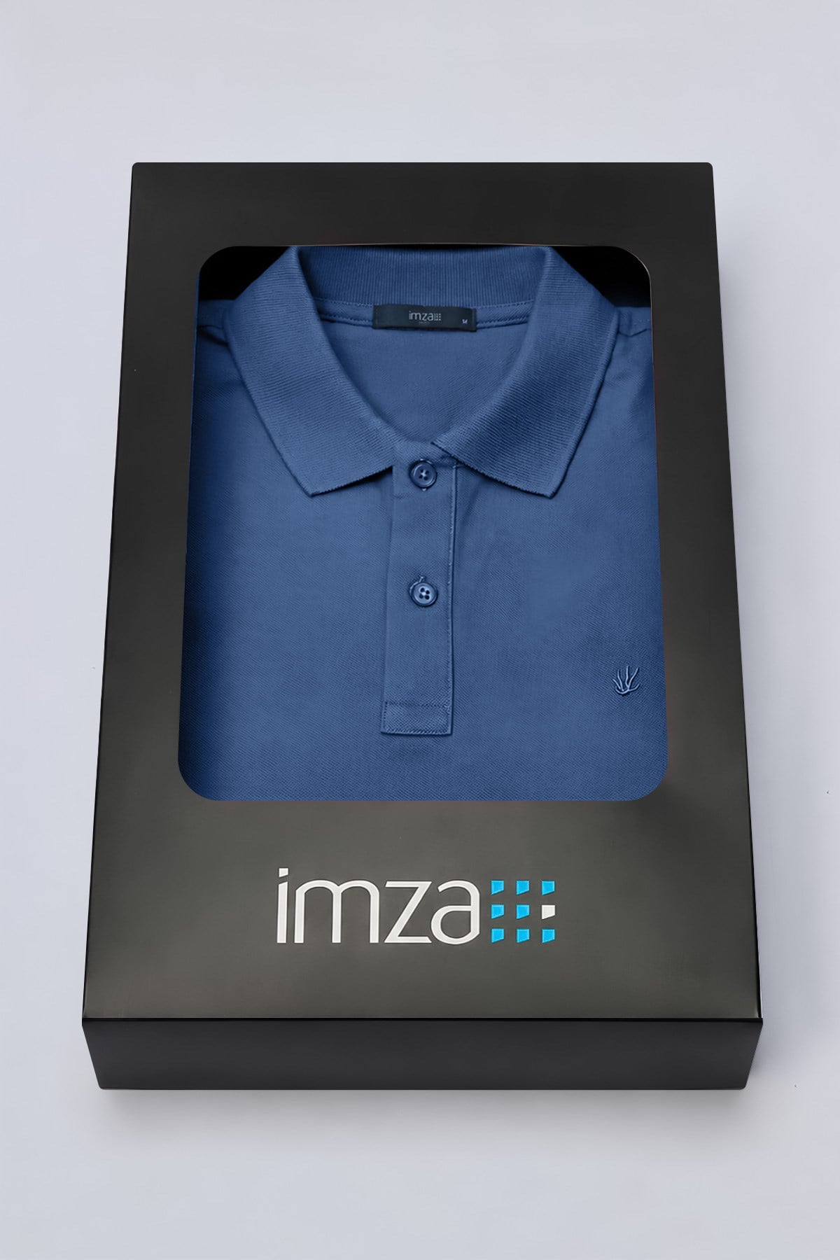 İndigo Polo Yaka Pike Kısa Kol Slim Fit Pamuklu Tişört 1011260169
