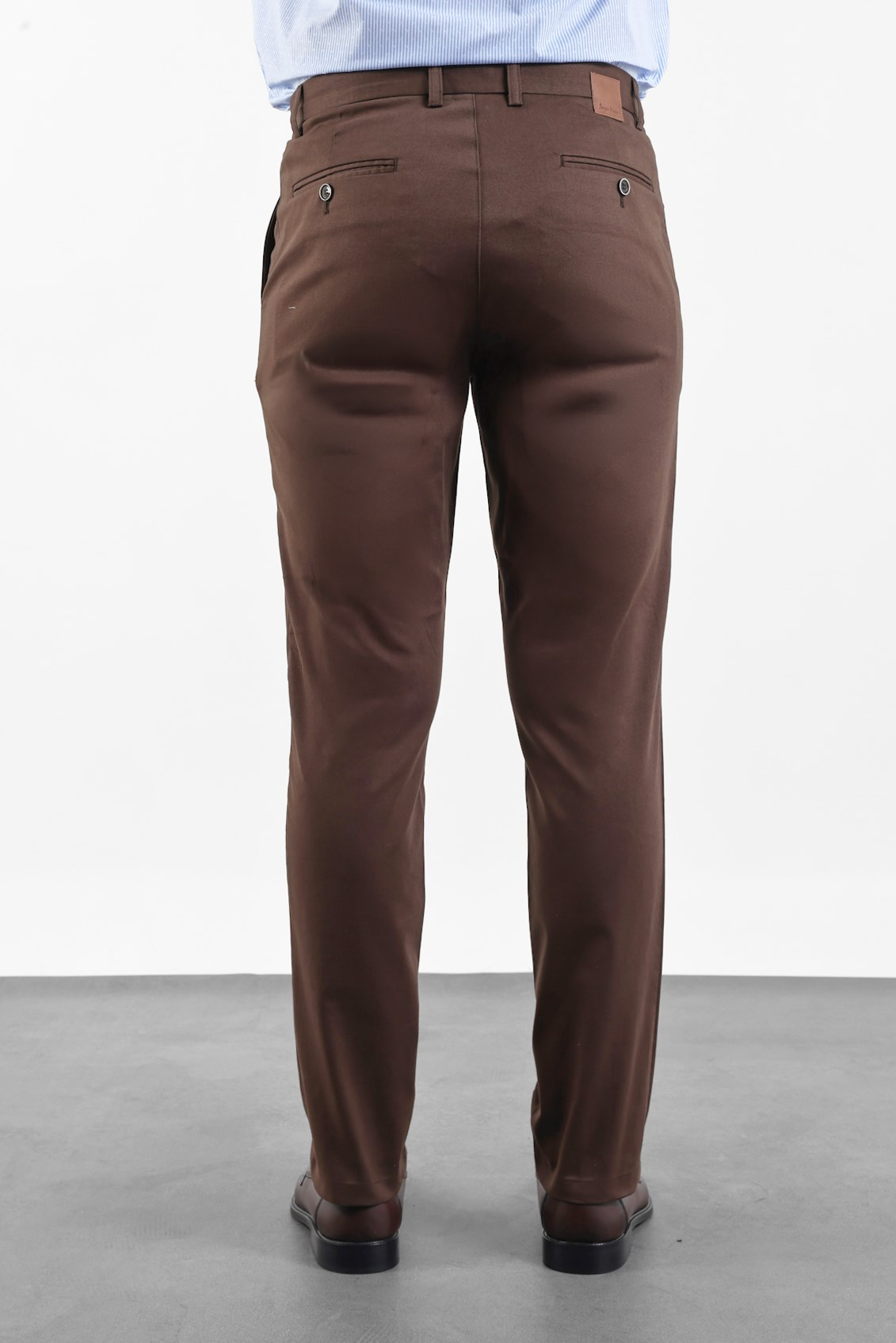 Kahverengi Yan Cep Comfort Fit Pamuklu Chino Pantolon 1003260172