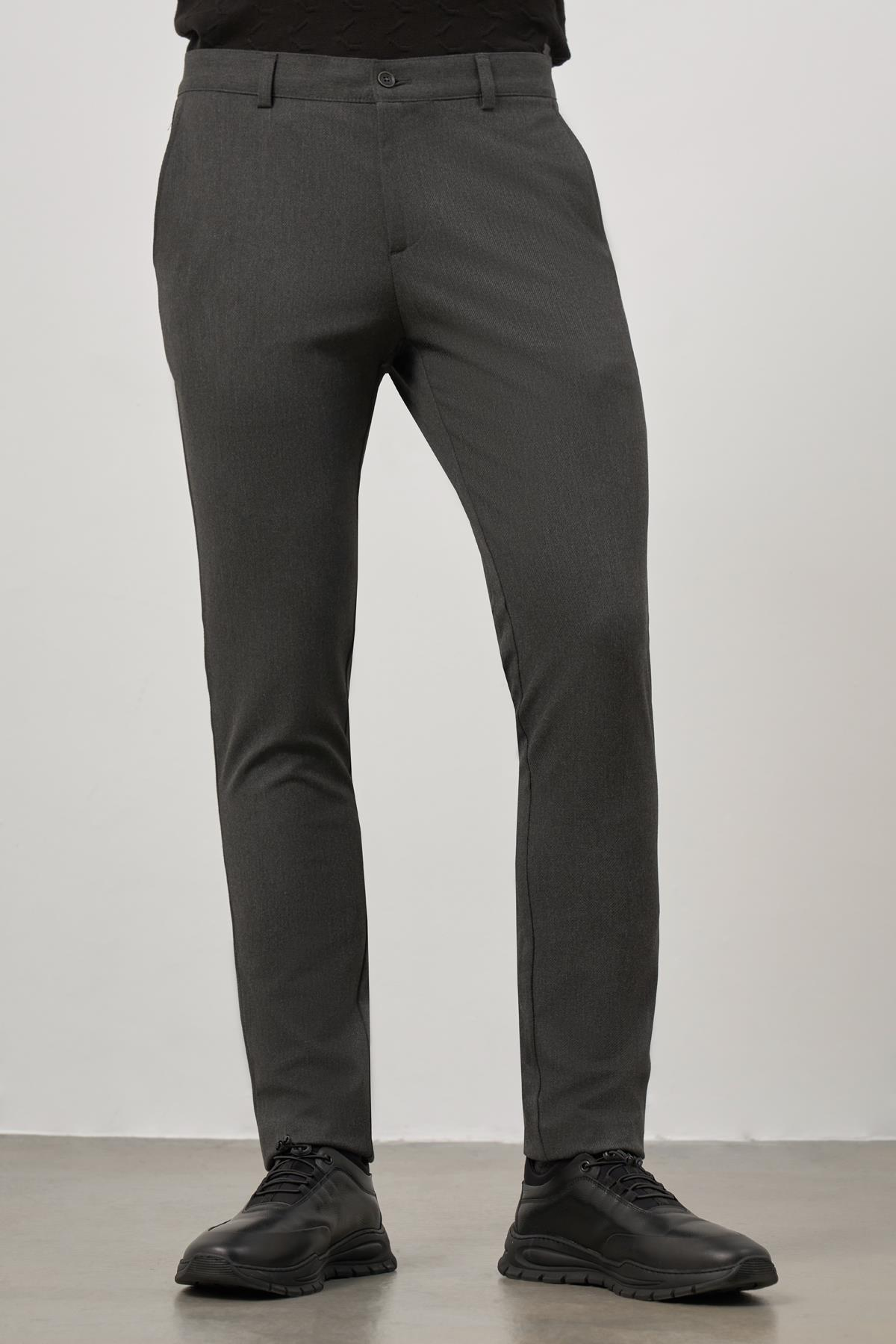 Esnek Yandan Cepli Casual Slim Fit Chino Pantolon 1003245105