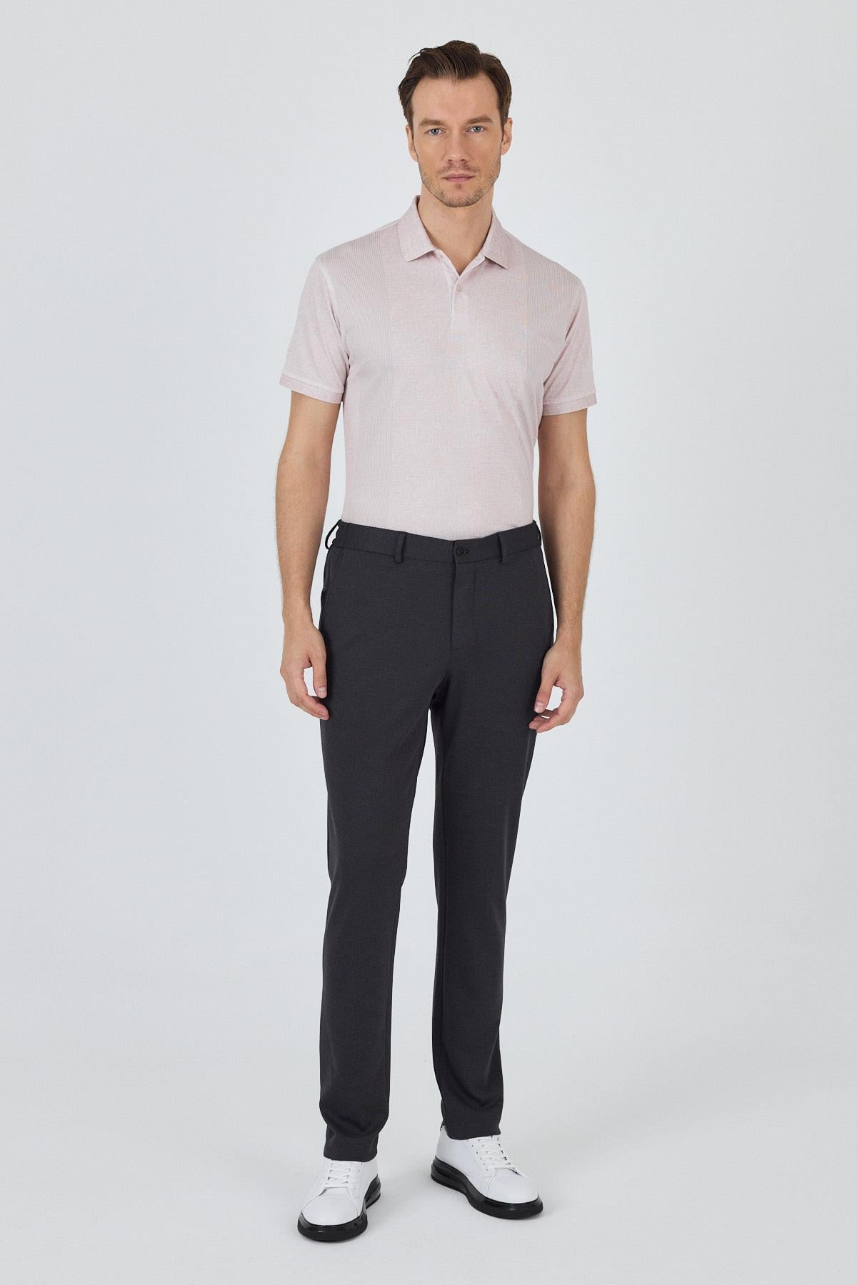 Esnek Yandan Cepli Casual Slim Fit Jogger Pantolon 1003250156