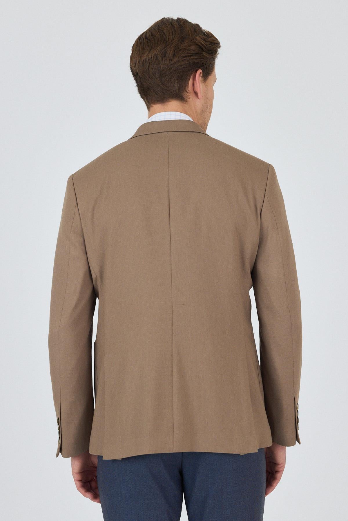 Kılıç Yaka   Esnek 6 Drop Slim Fit Classic  Ceket 1002250124