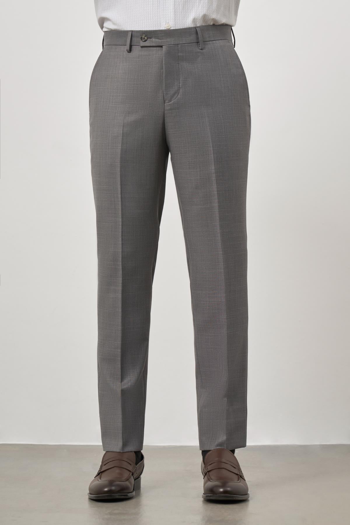 Füme Yandan Cepli Slim Fit Classic Pantolon 1003245152