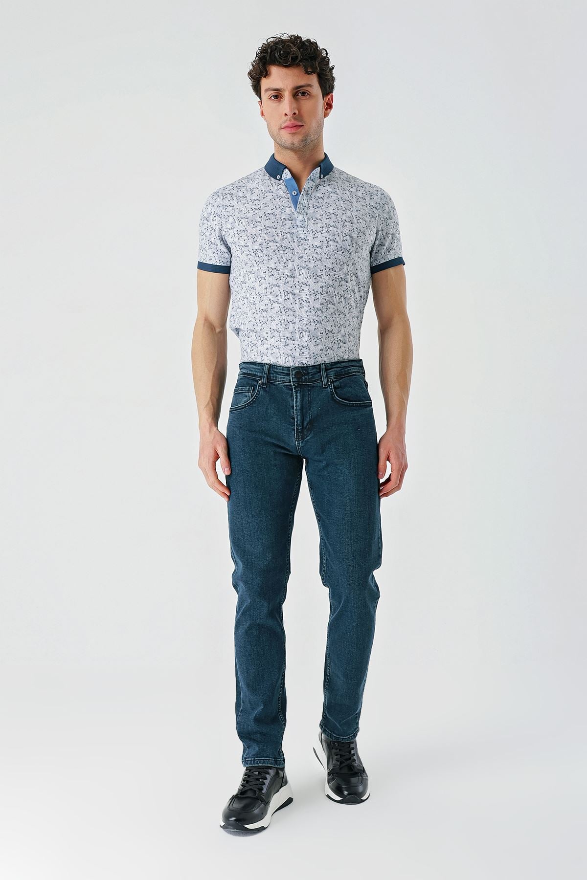 Haki Gabardin 5 Cepli Slim Fit Dar Kesim Casual Denim Jean Kot Pantolon 1023240150