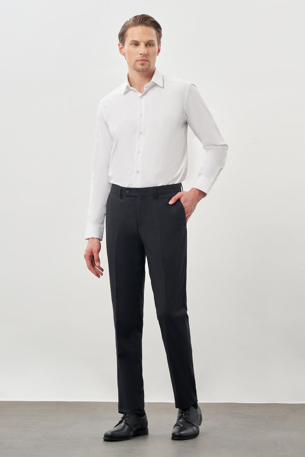 Esnek Yandan Cepli Comfort Fit Classic Pantolon 1003245207