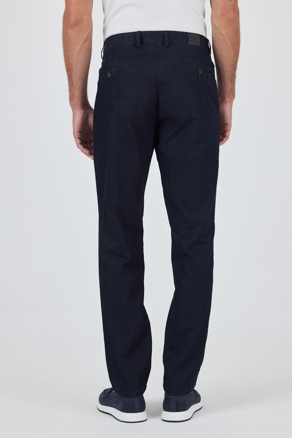 Gabardin Yan Cep Düz Paça Casual Comfort Fit Pamuklu Chino Pantolon 1003250211