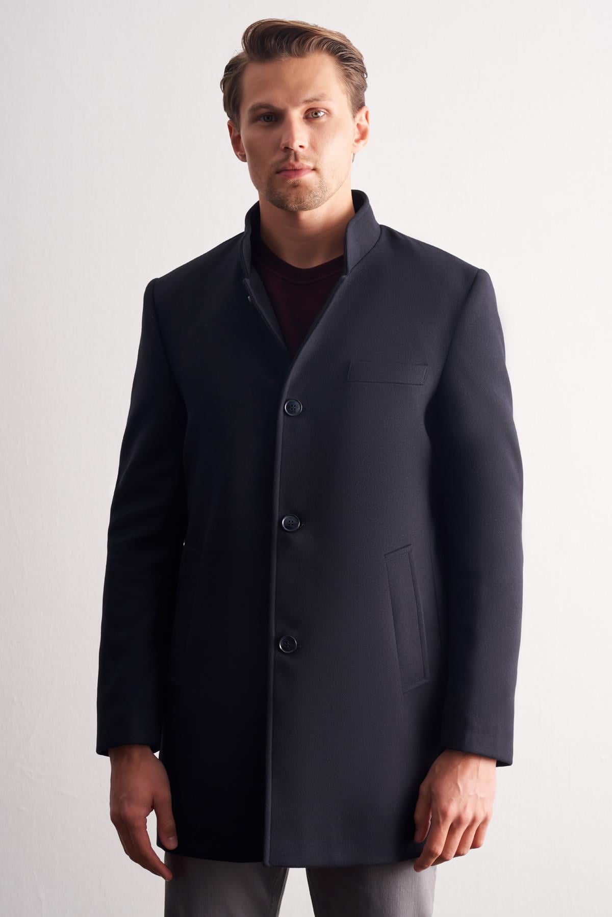 Hakim Yaka Classic Slim Fit Esnek Kaban 1008255162