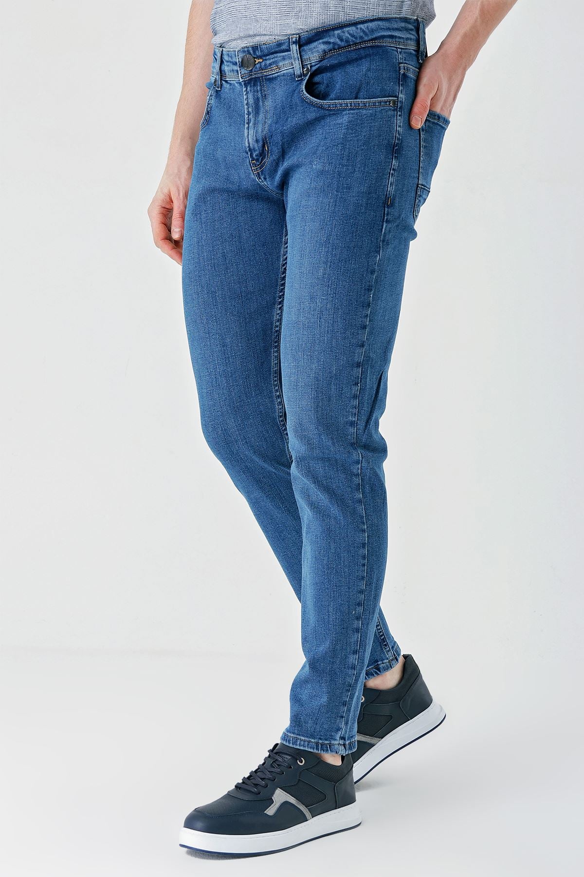 Mavi Gabardin 5 Cepli Slim Fit Dar Kesim Casual Denim Jean Kot Pantolon 1023240150