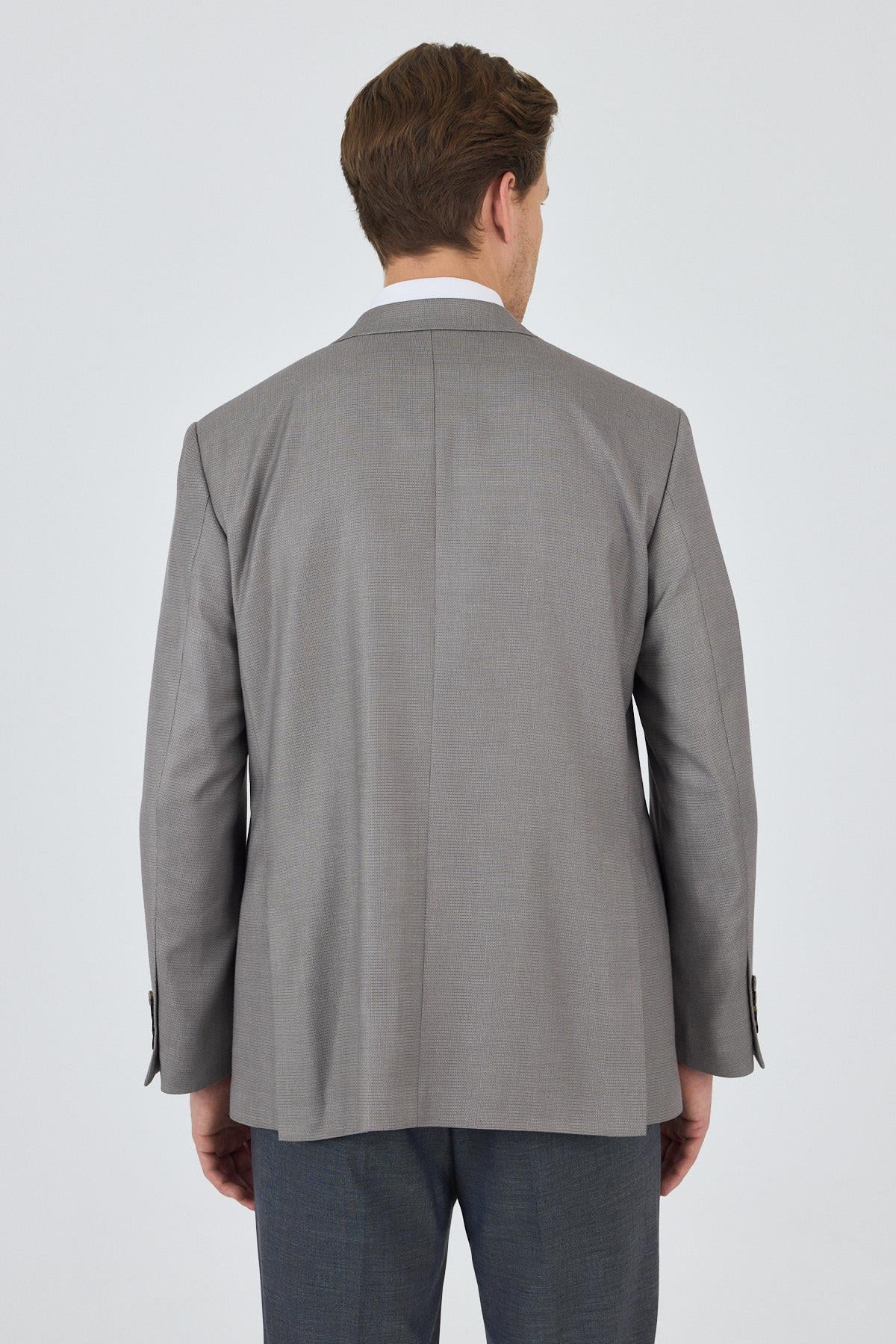 Mono Yaka Armürlü Tam Astar Esnek 4 Drop Comfort Fit Classic Ceket 1002250152
