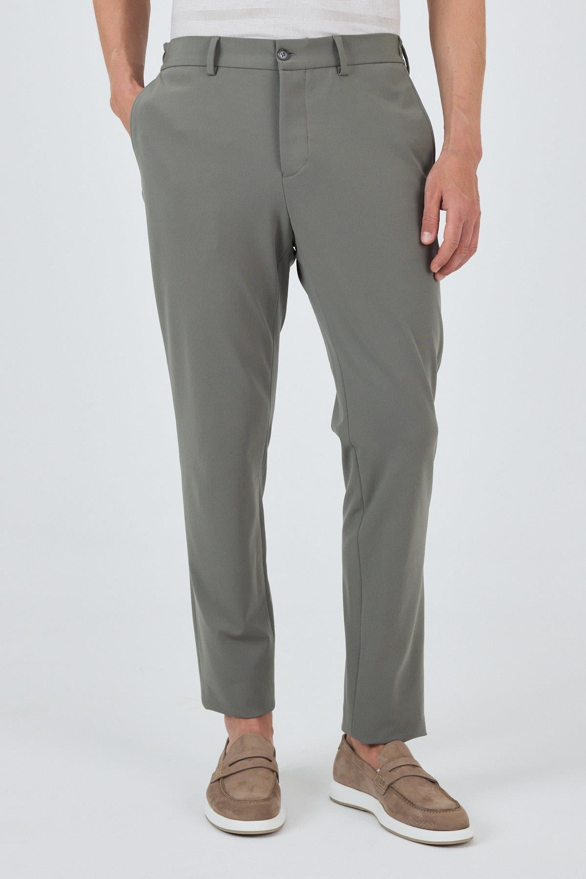 Esnek Yandan Cepli Casual Slim Fit Jogger Pantolon 1003250162