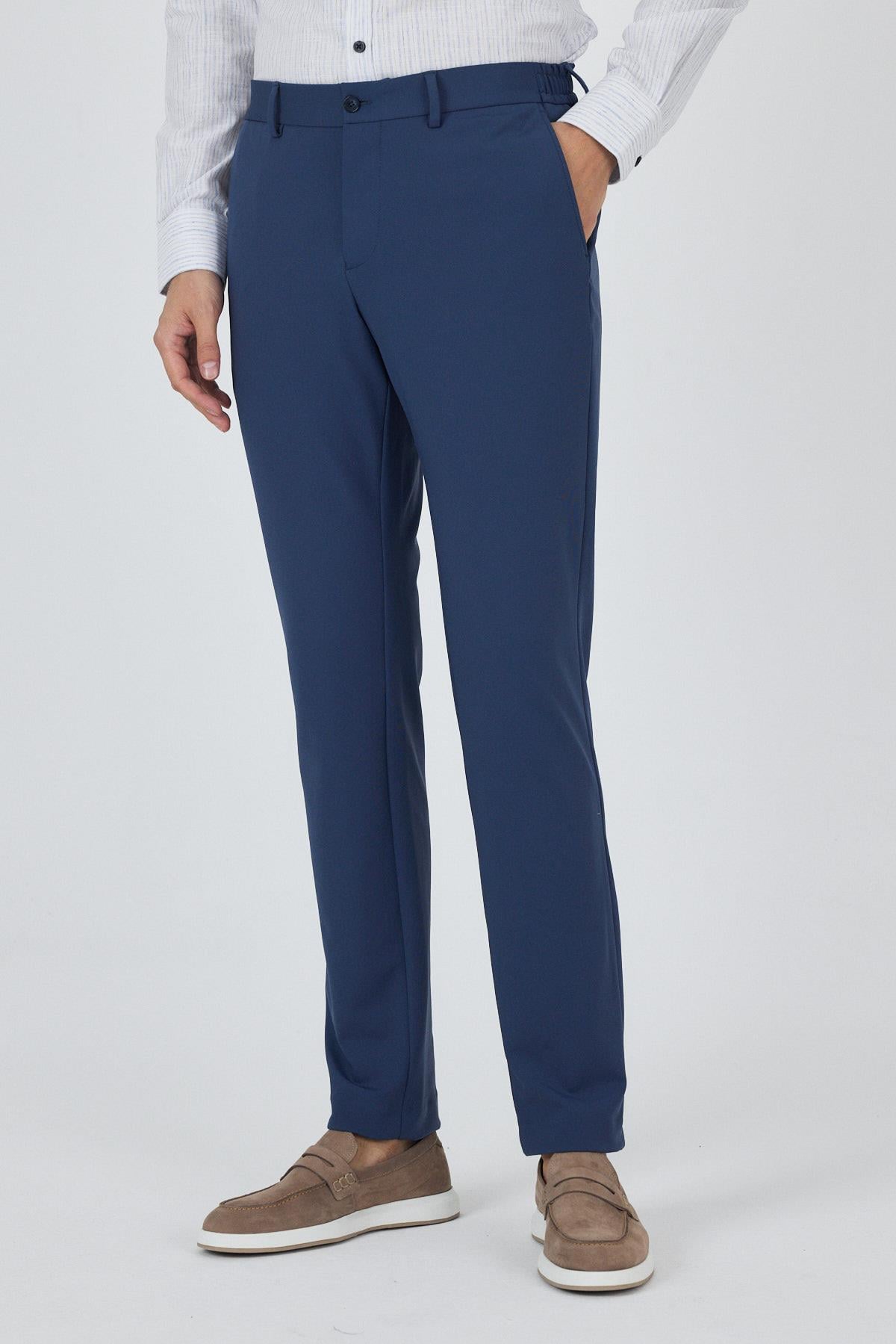 Esnek Yandan Cepli Casual Slim Fit Jogger Pantolon 1003250162