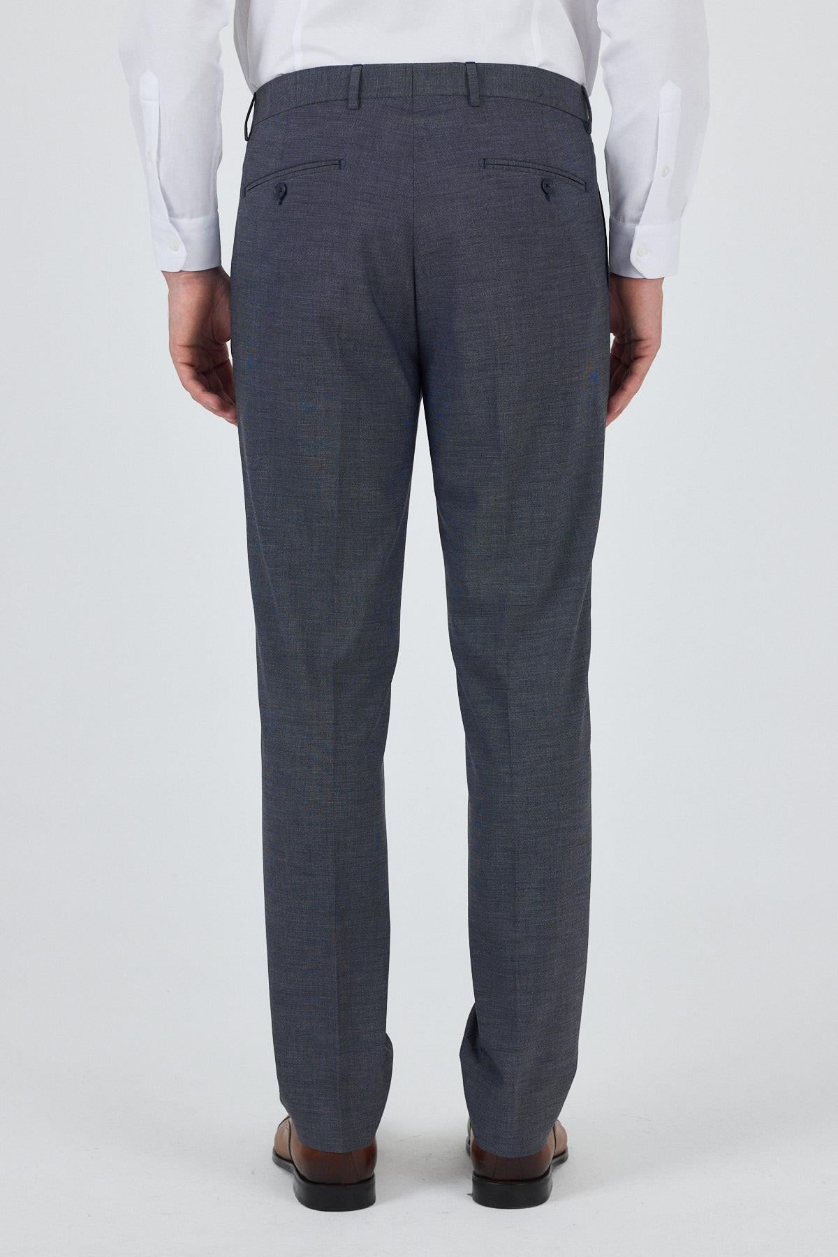 Lacivert Esnek Yandan Cepli Comfort Fit Classic Pantolon 1003250151