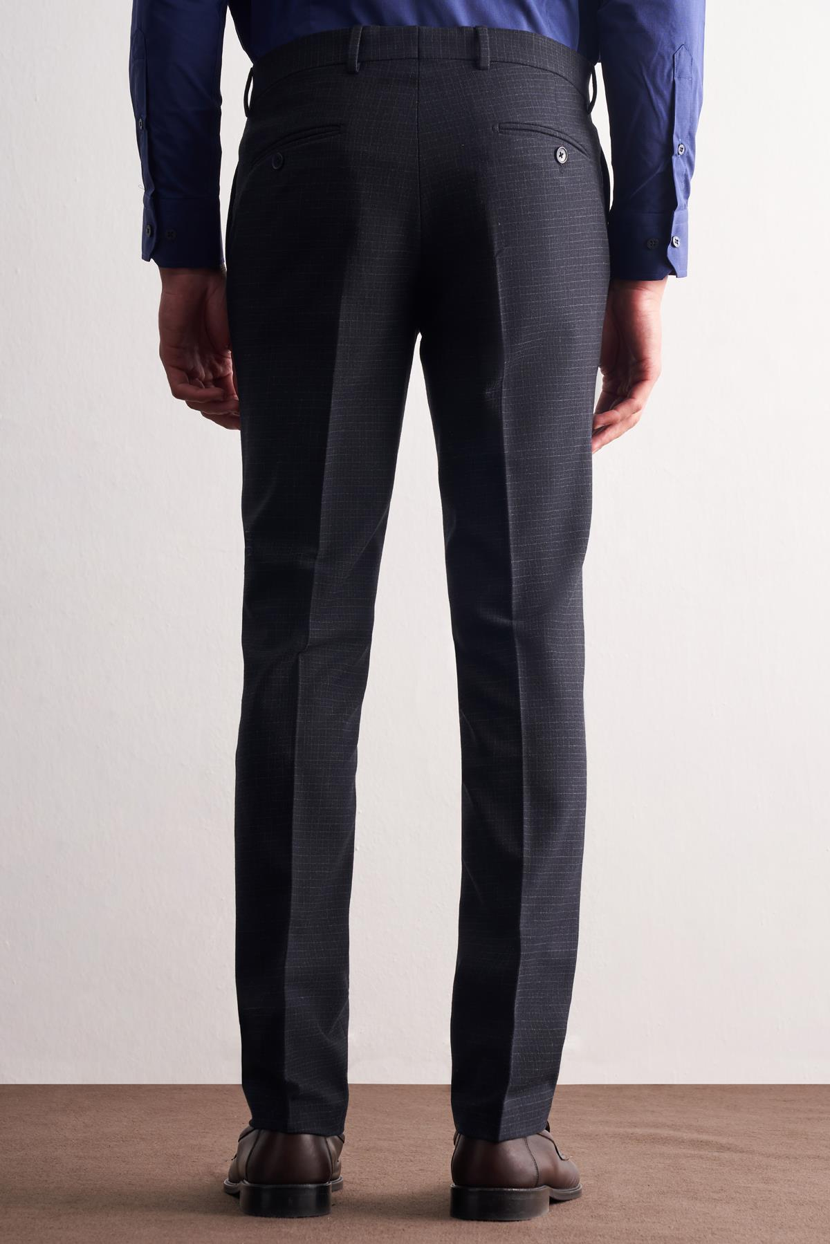 Yan Cep Açık Paça Esnek Slim Fit Classic Classic Pantolon 1003255163