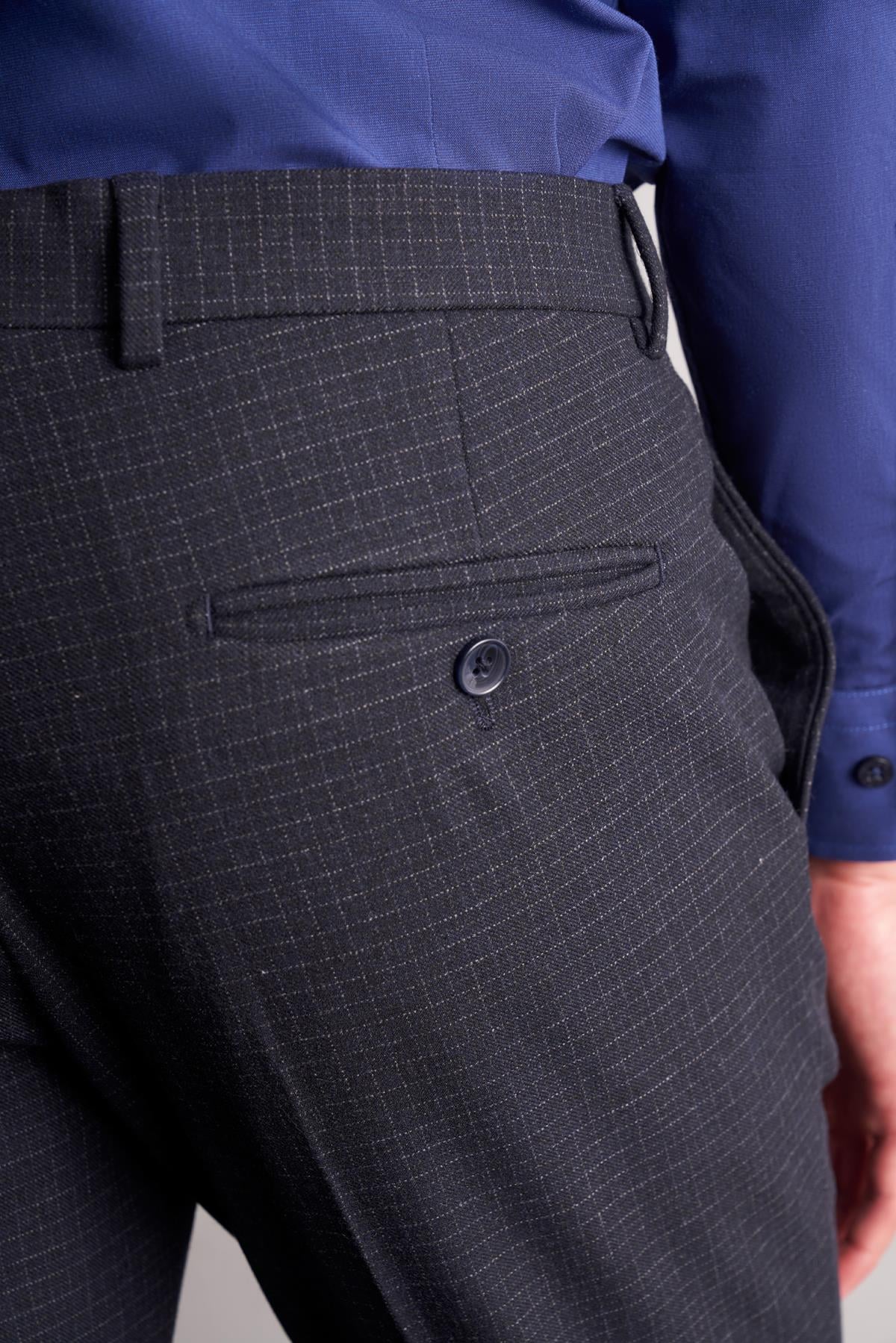 Yan Cep Açık Paça Esnek Slim Fit Classic Classic Pantolon 1003255163
