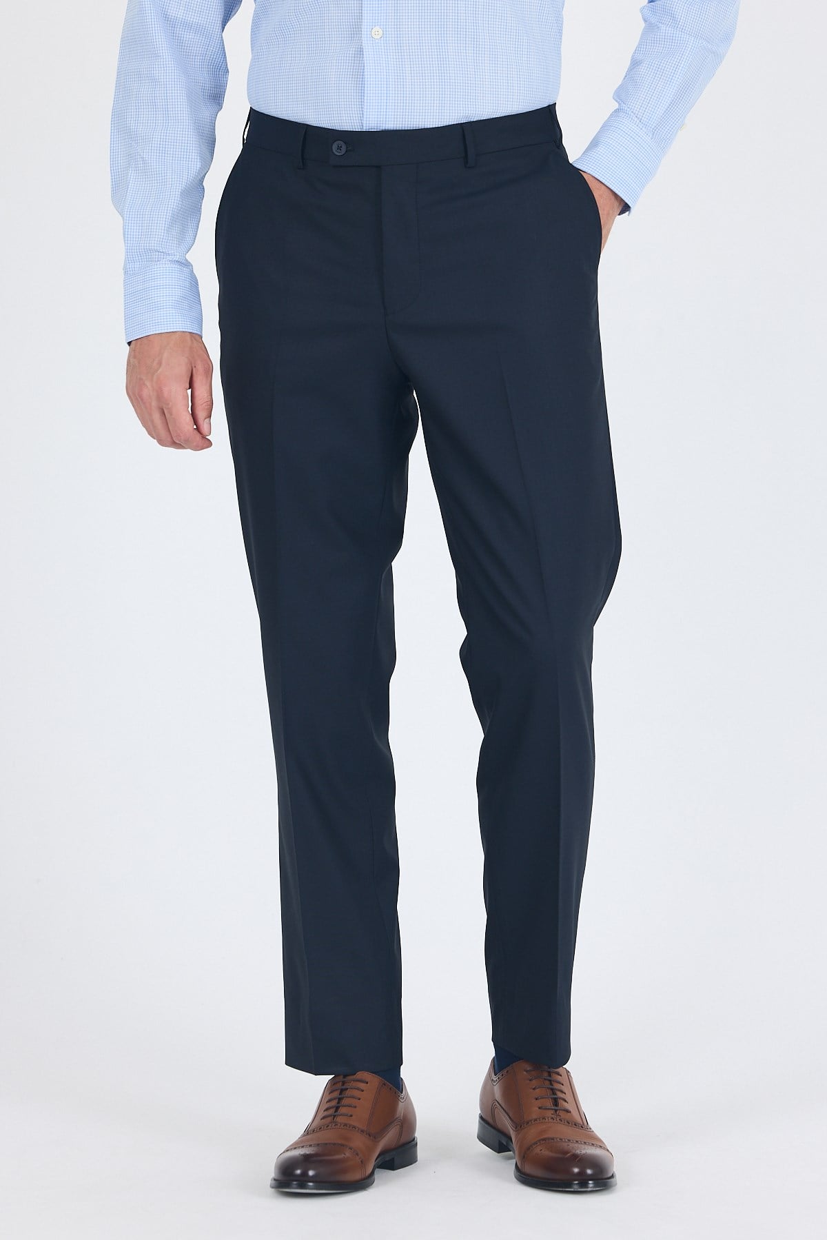 Lacivert Yan Cep Basic Comfort  Pantolon 1003260005