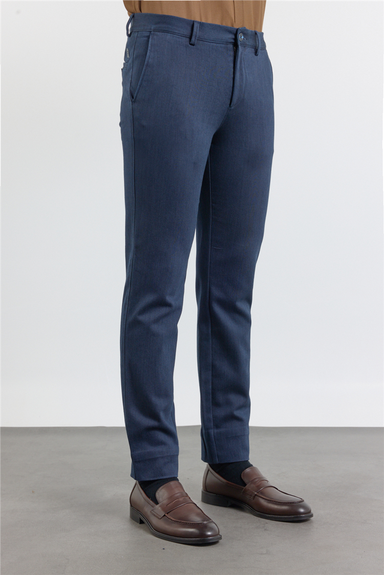 Yan Cep Casual Comfort Fit Pamuklu Chino Pantolon 1003255169
