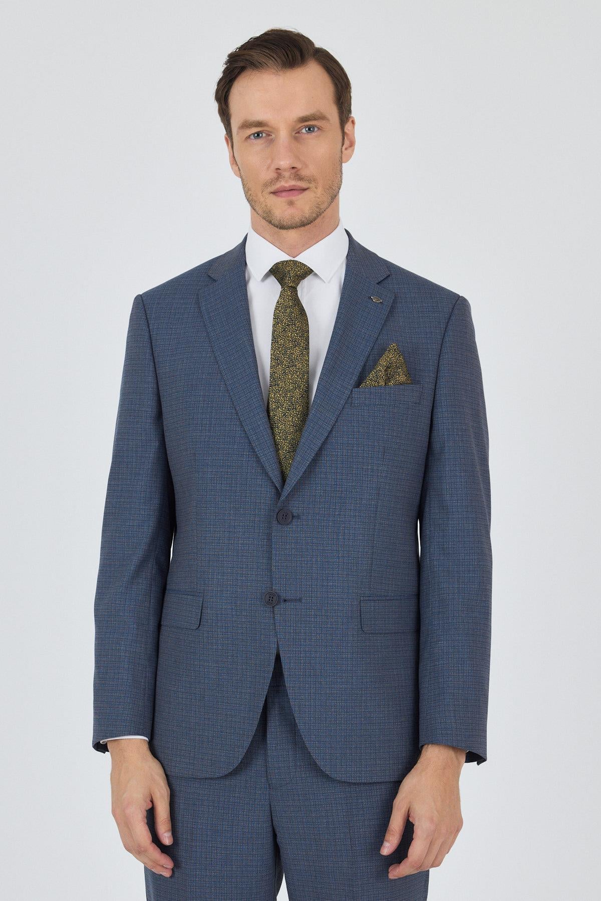 Mavi  Mono Yaka Esnek 6 Drop Comfort Fit Classic Takım Elbise 1001250104
