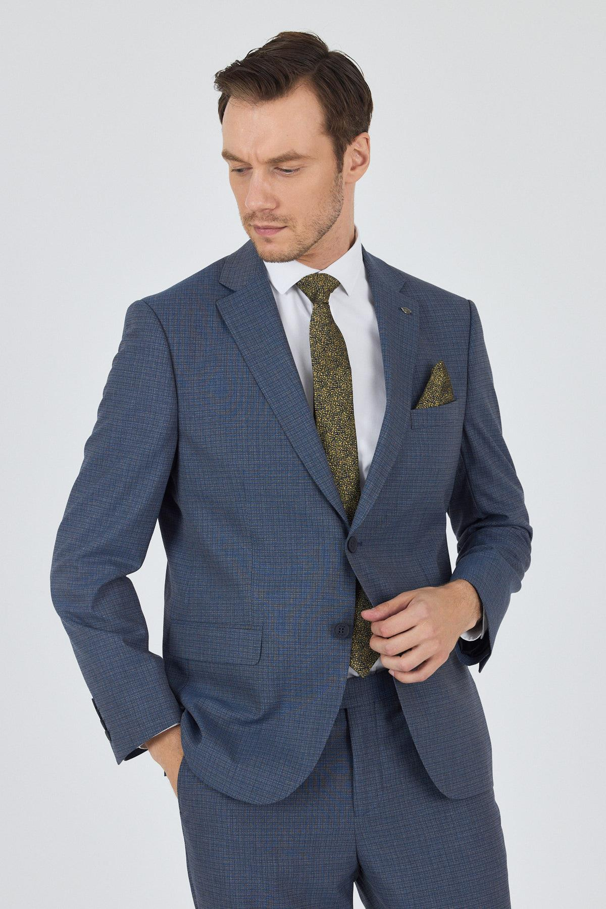 Mavi  Mono Yaka Esnek 6 Drop Comfort Fit Classic Takım Elbise 1001250104