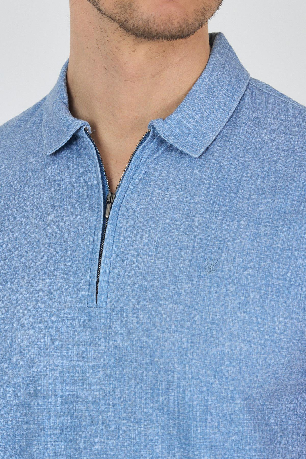 Polo Yaka Kısa Kol Cepsiz Slim Fit Classic Tişört 1011250176