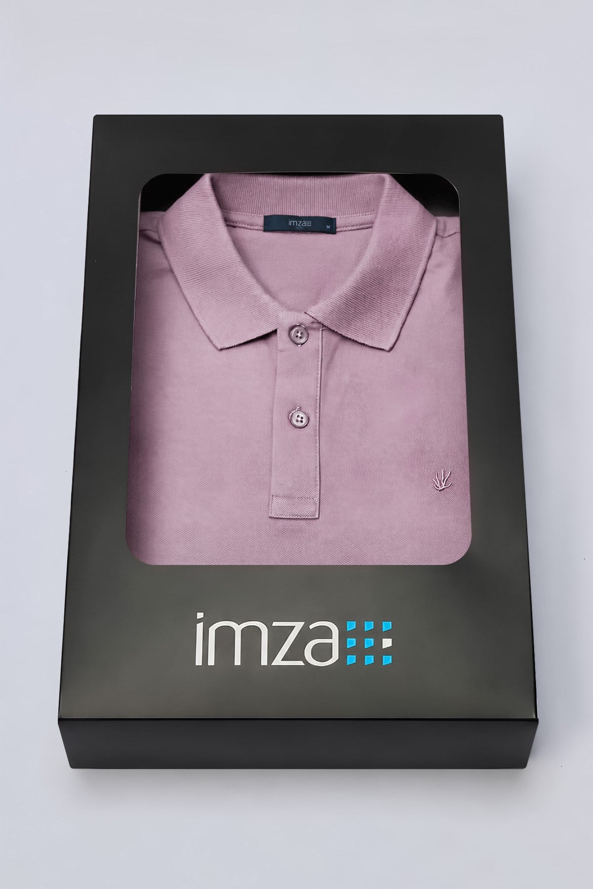 Mor Polo Yaka Pike Kısa Kol Slim Fit Pamuklu Tişört 1011260169