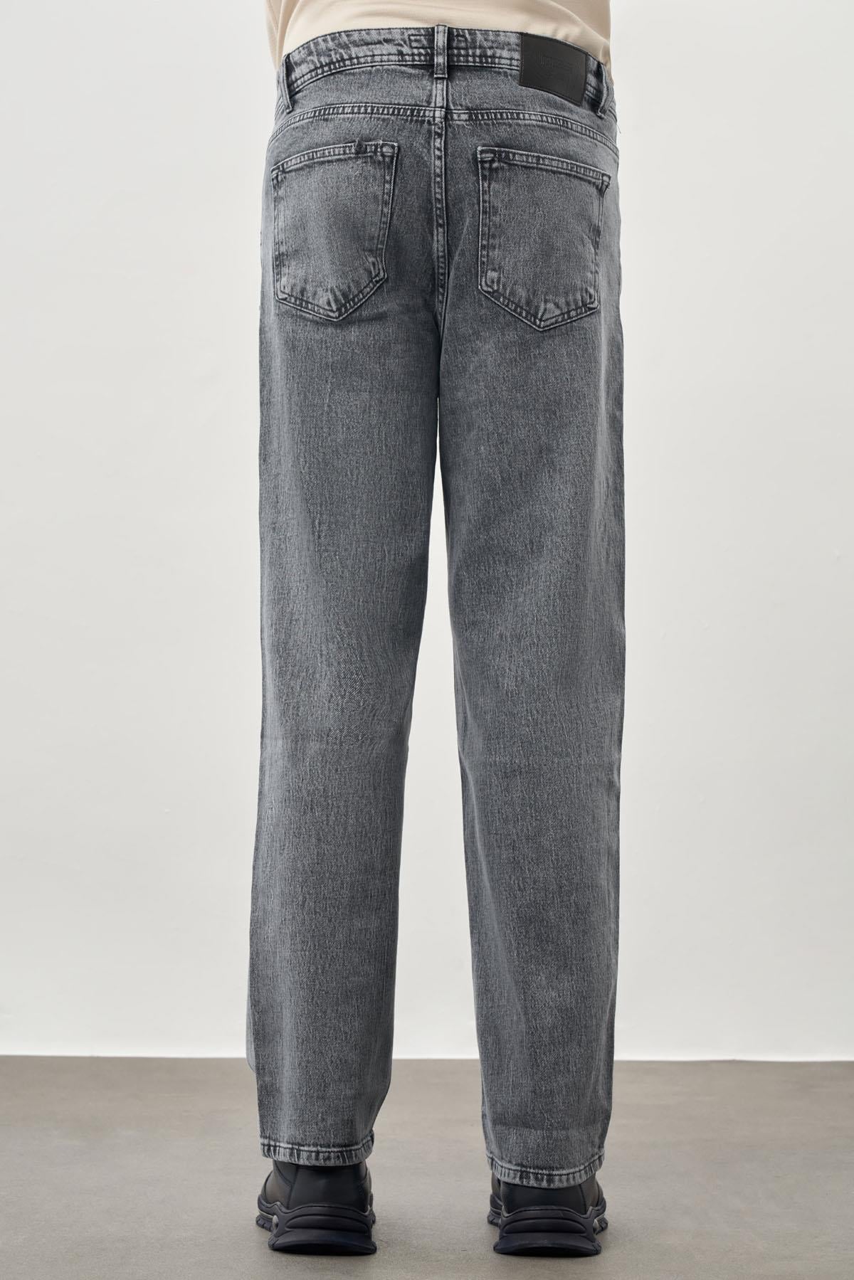 Düz Cord Pamuklu 5 Cep Oversize Casual Denim Pantolon 1023245156