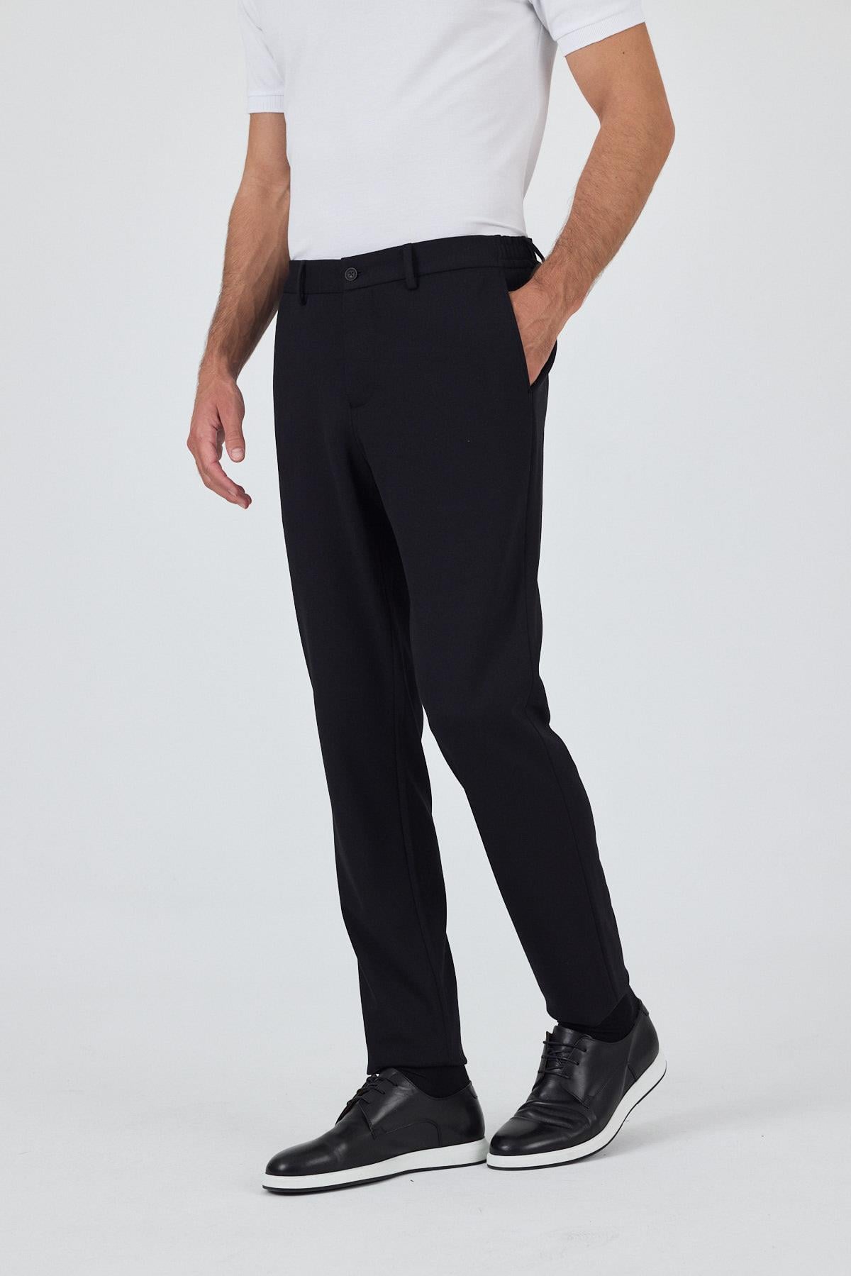 Esnek Yandan Cepli Casual Slim Fit Jogger Pantolon 1003250156