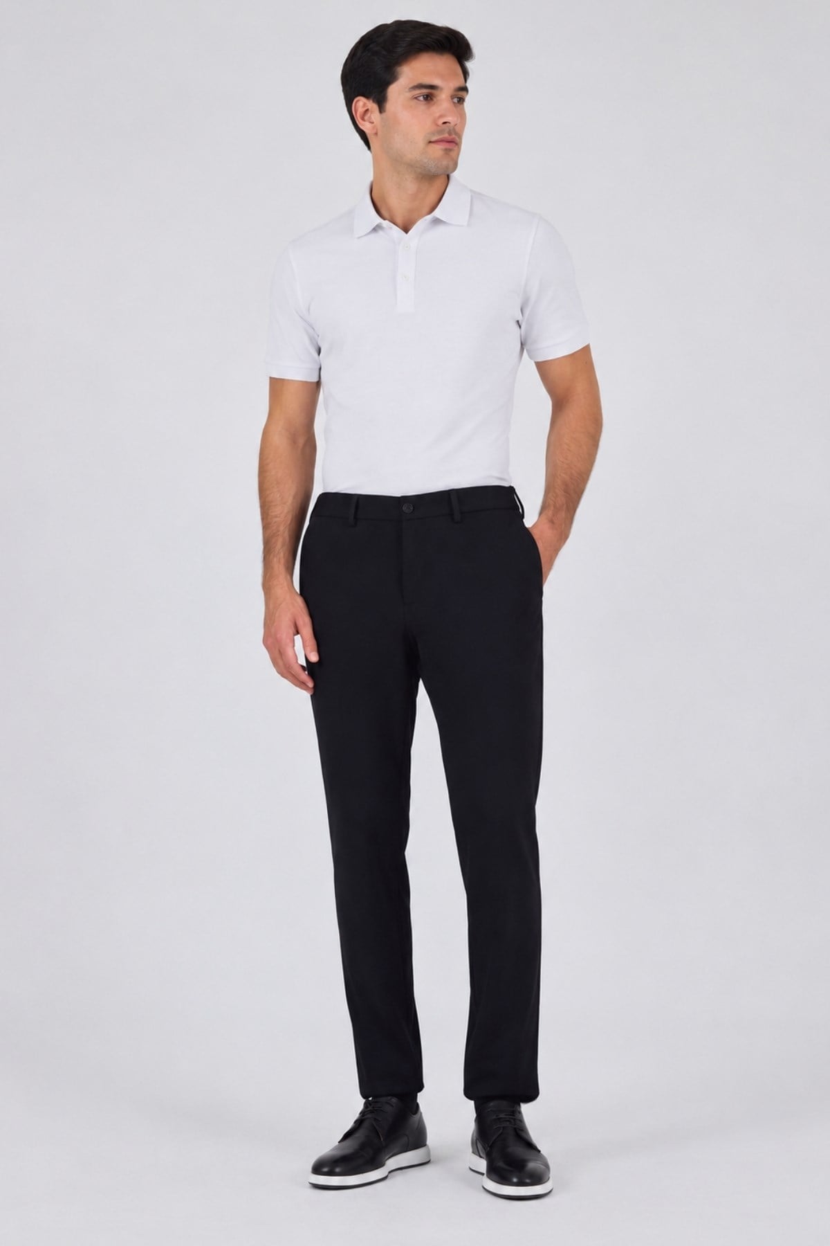 Esnek Yandan Cepli Casual Slim Fit Jogger Pantolon 1003250156