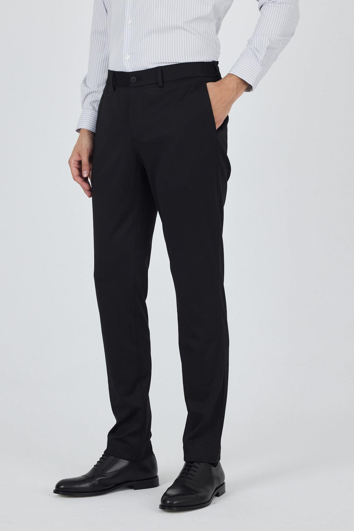 Esnek Yandan Cepli Casual Slim Fit Jogger Pantolon 1003250157