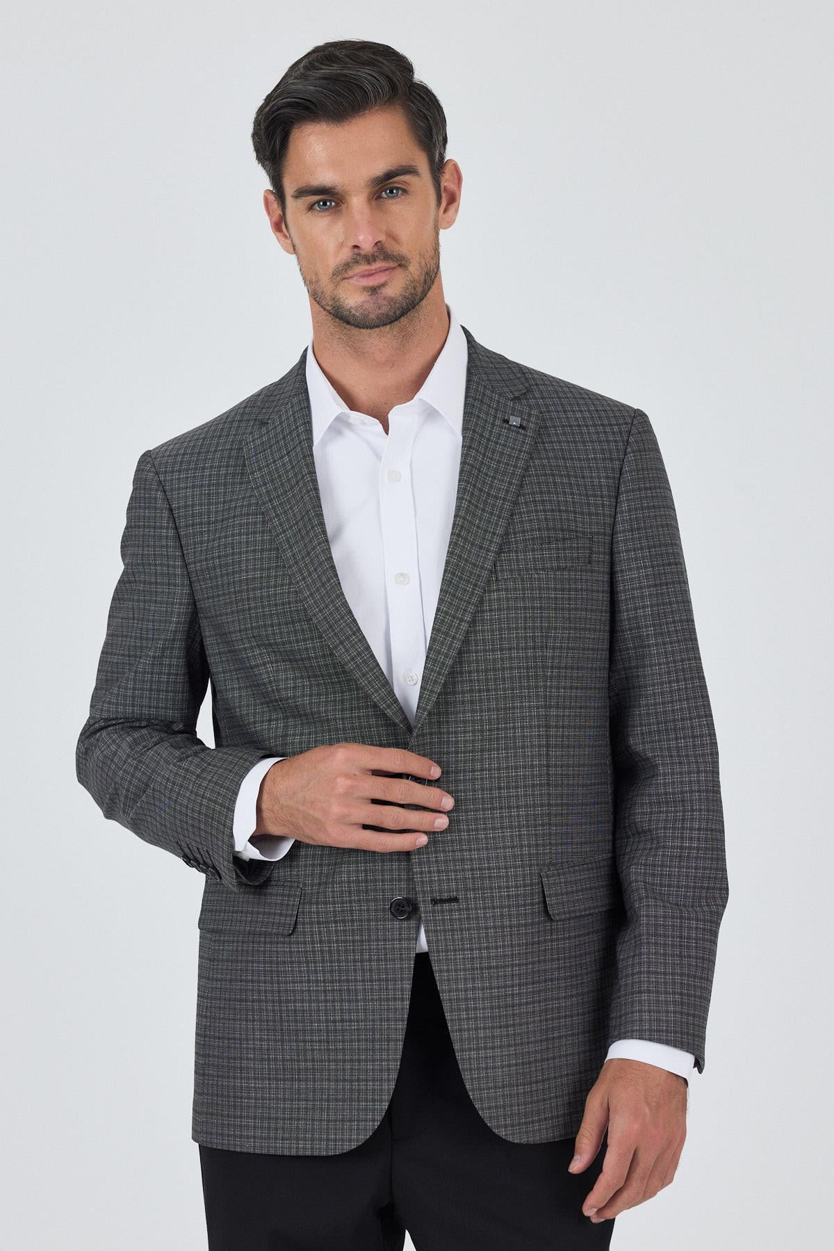 Mono Yaka Bez Ayağı Tam Astar Esnek 4 Drop Comfort Fit Classic Ceket 1002250157