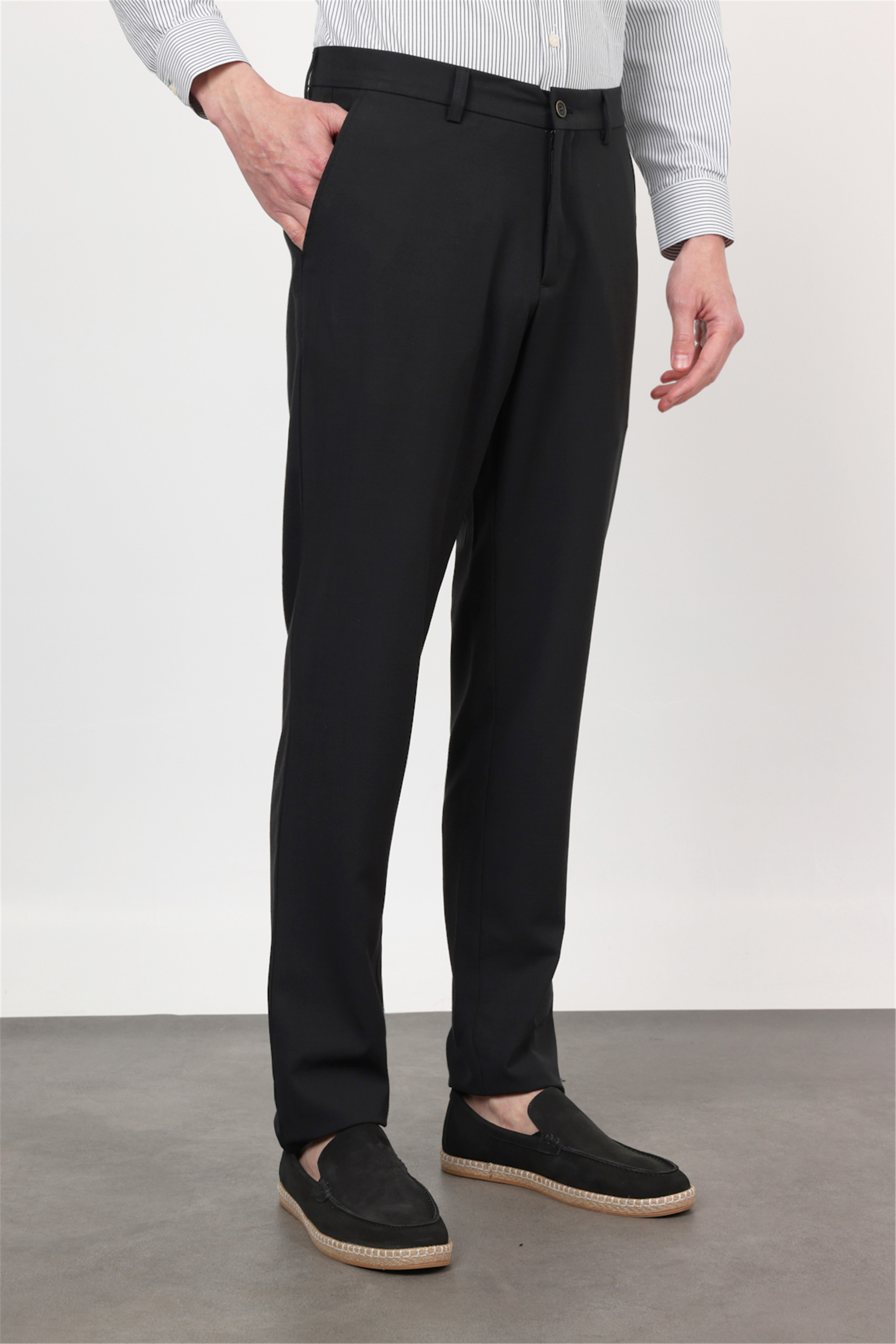 Yan Cep Comfort Fit Esnek Chino Pantolon 1003260171