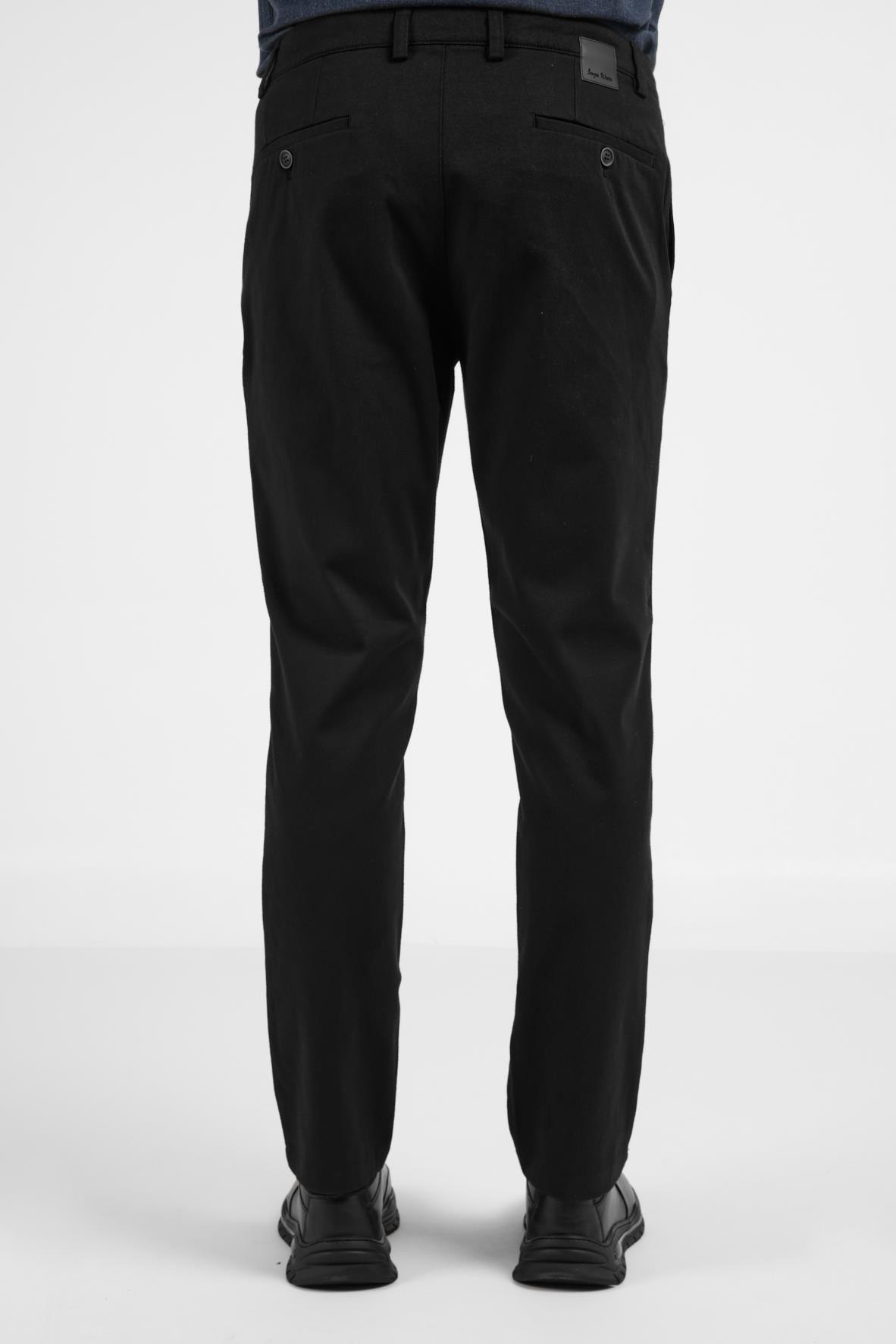 Yan Cep Düz Paça Pamuklu Comfort Fit Chino Casual Pantolon 1003255159