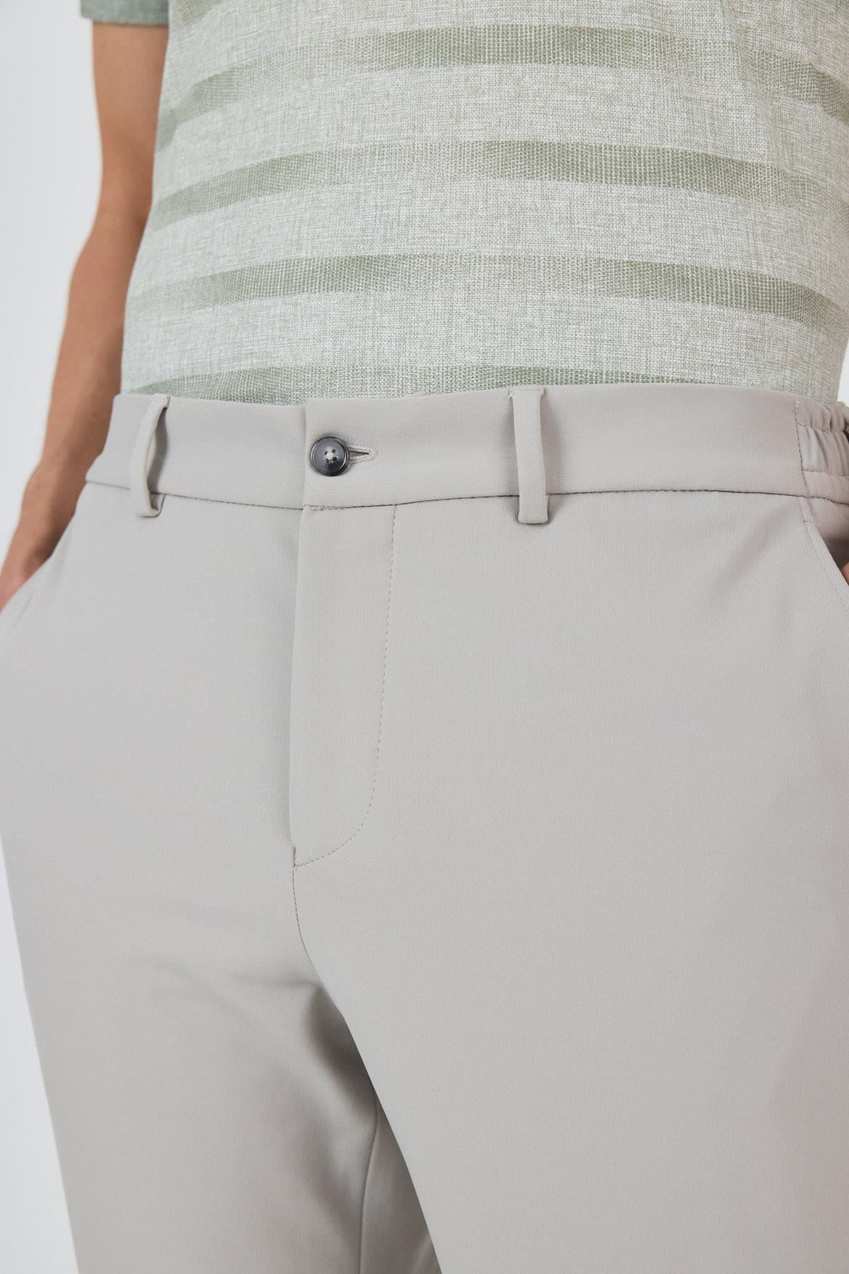 Esnek Yandan Cepli Casual Slim Fit Jogger Pantolon 1003250162