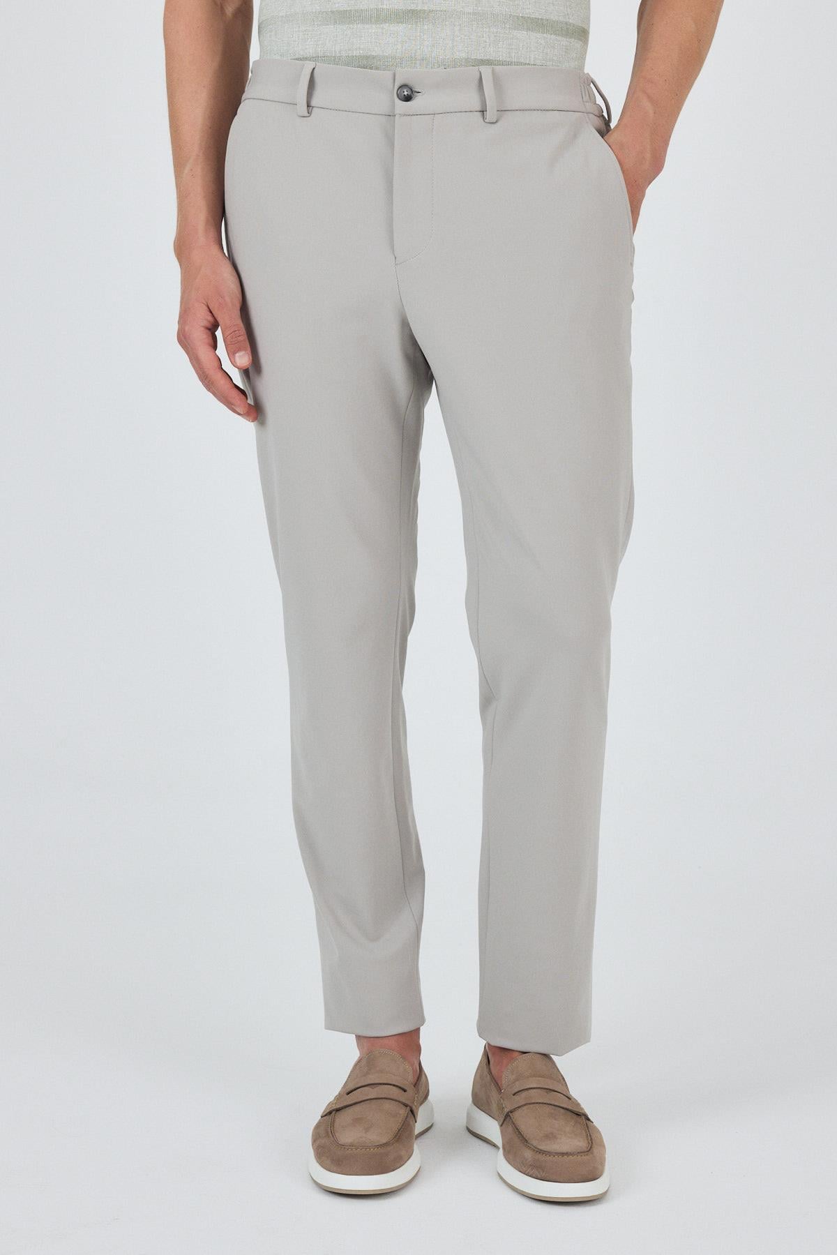 Esnek Yandan Cepli Casual Slim Fit Jogger Pantolon 1003250162