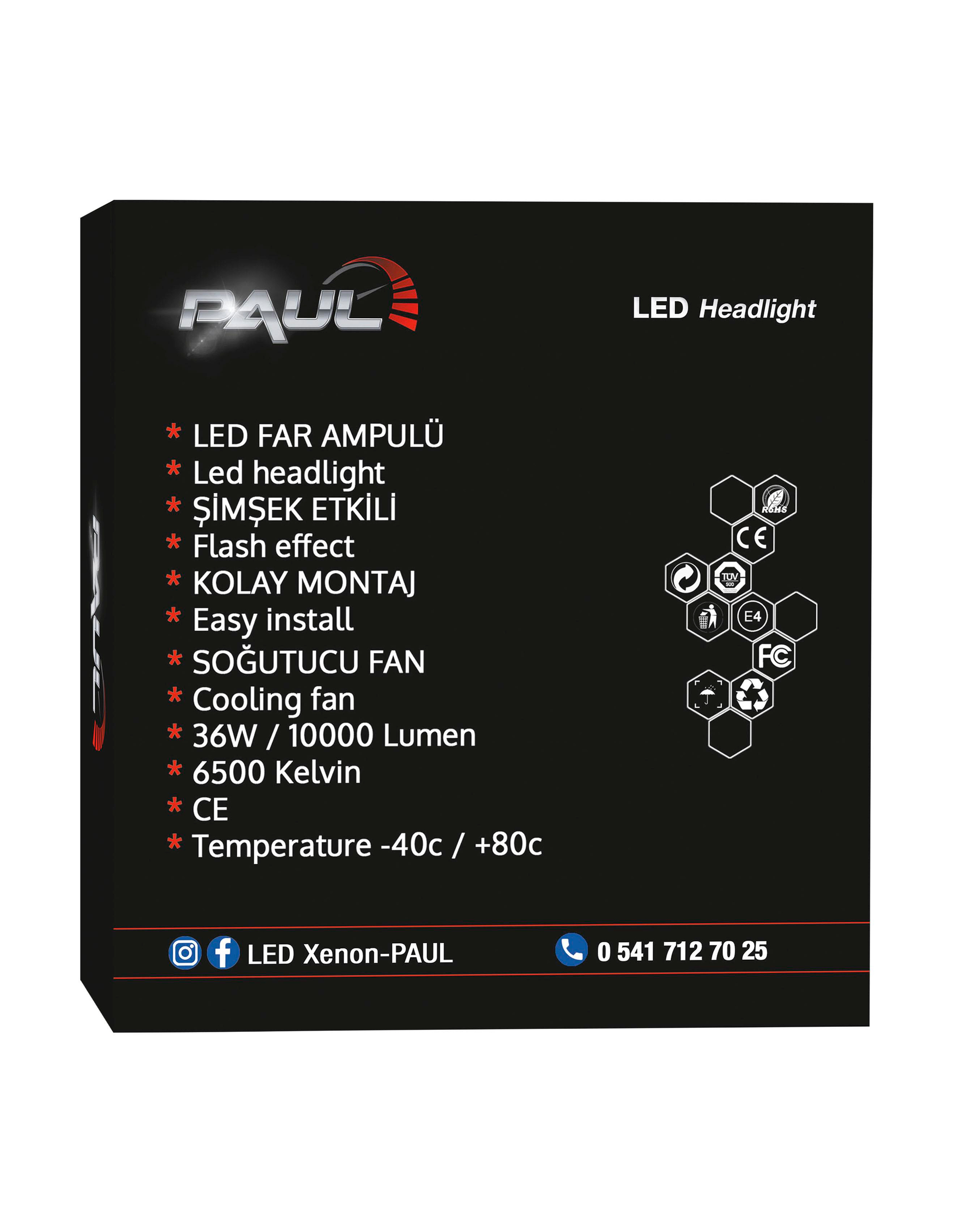 PAUL Eco h4 10.000 Lümen GÜÇ
