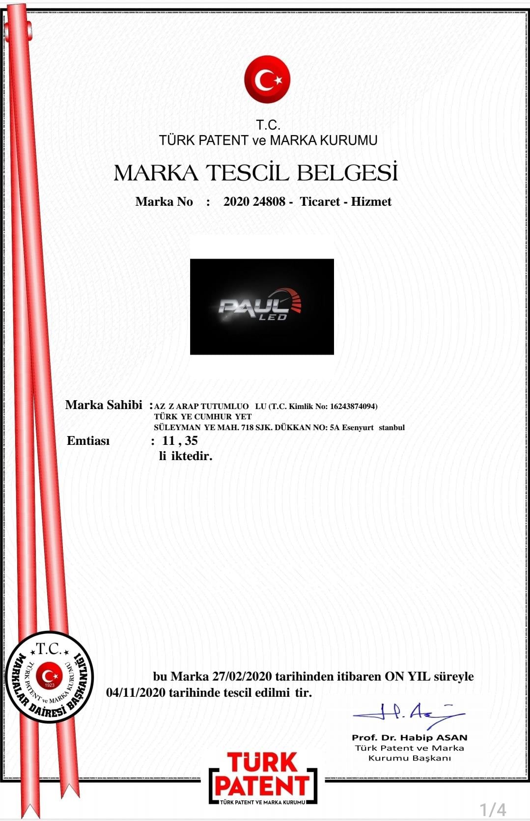 PAUL Eco Mini H4 12.000 Lümen GÜÇ Şimşek Etkili Odaklı Csp LED