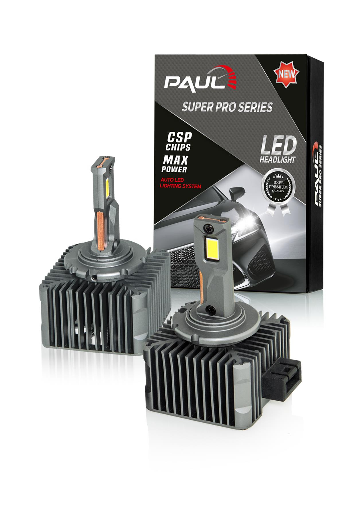 PAUL Süper Pro D1S 24.000 Lümen GÜÇ Şimşek Etkili Odaklı Ufuk Çizgili Csp LED