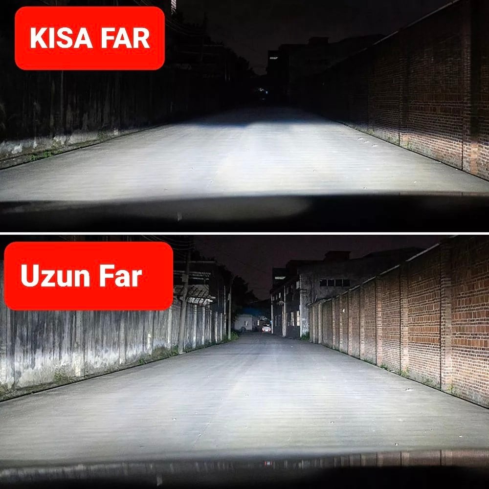 PAUL Süper Pro H11 H8 H9 H16  24.000 Lümen GÜÇ Şimşek Etkili Odaklı Ufuk Çizgili Csp LED