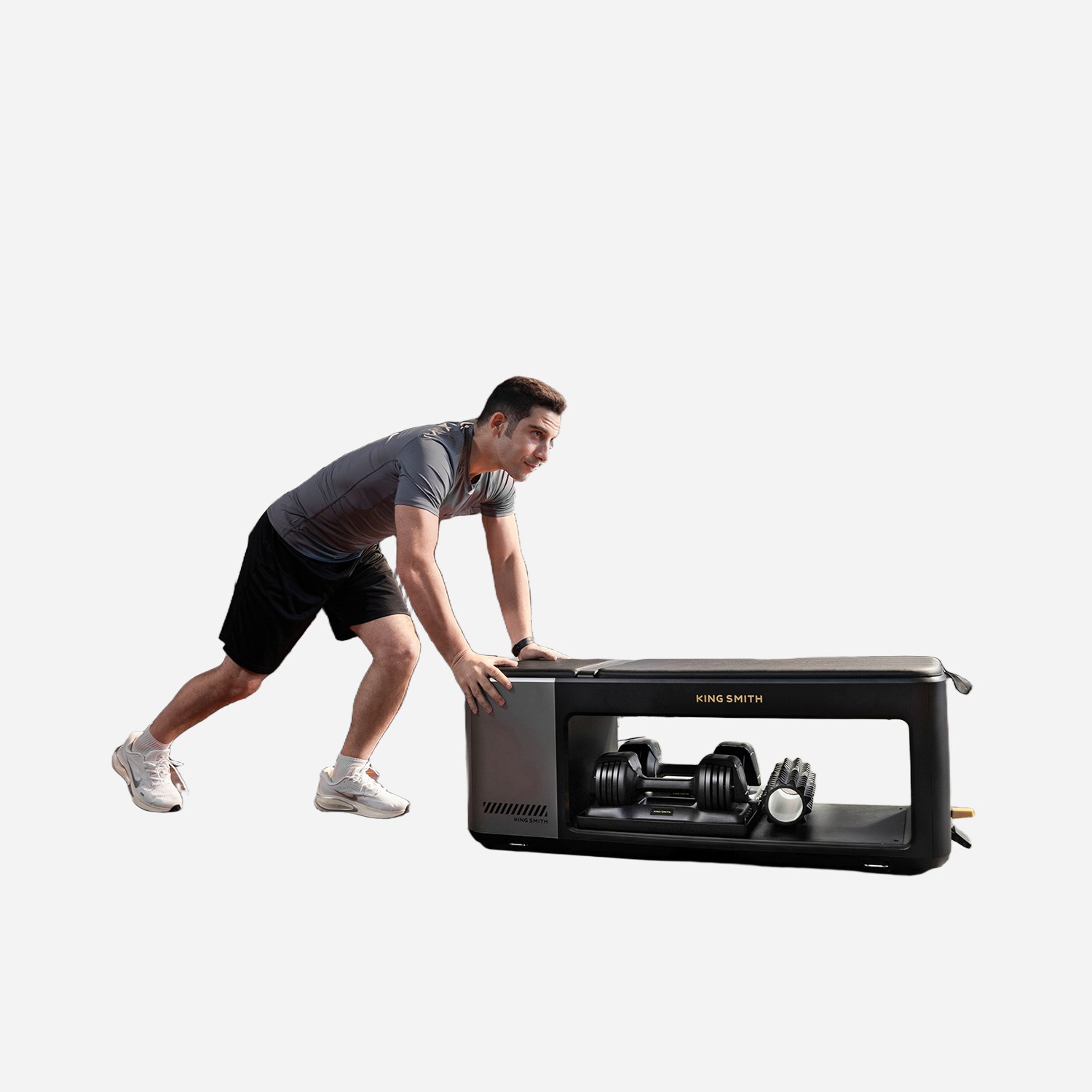 Kingsmith FBBX2E Çok Fonsiyonlu Ağırlık Sehpası - Bench (2 adet dambıl dahildir)