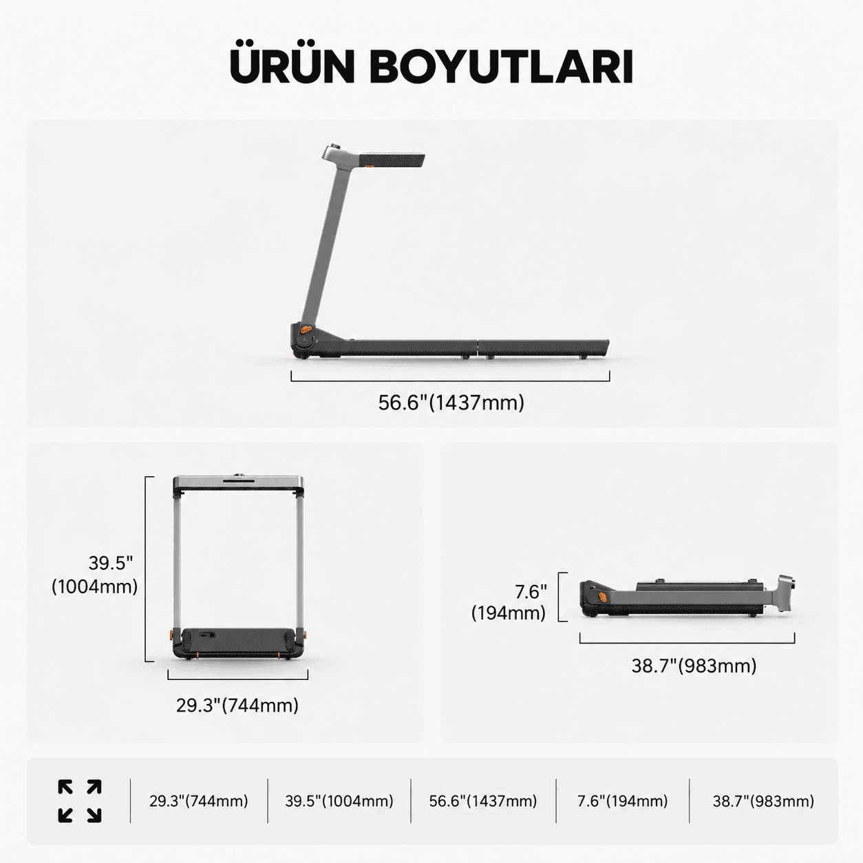 Kingsmith Walkingpad G1 Katlanabilir Yürüme ve Koşu Bandı