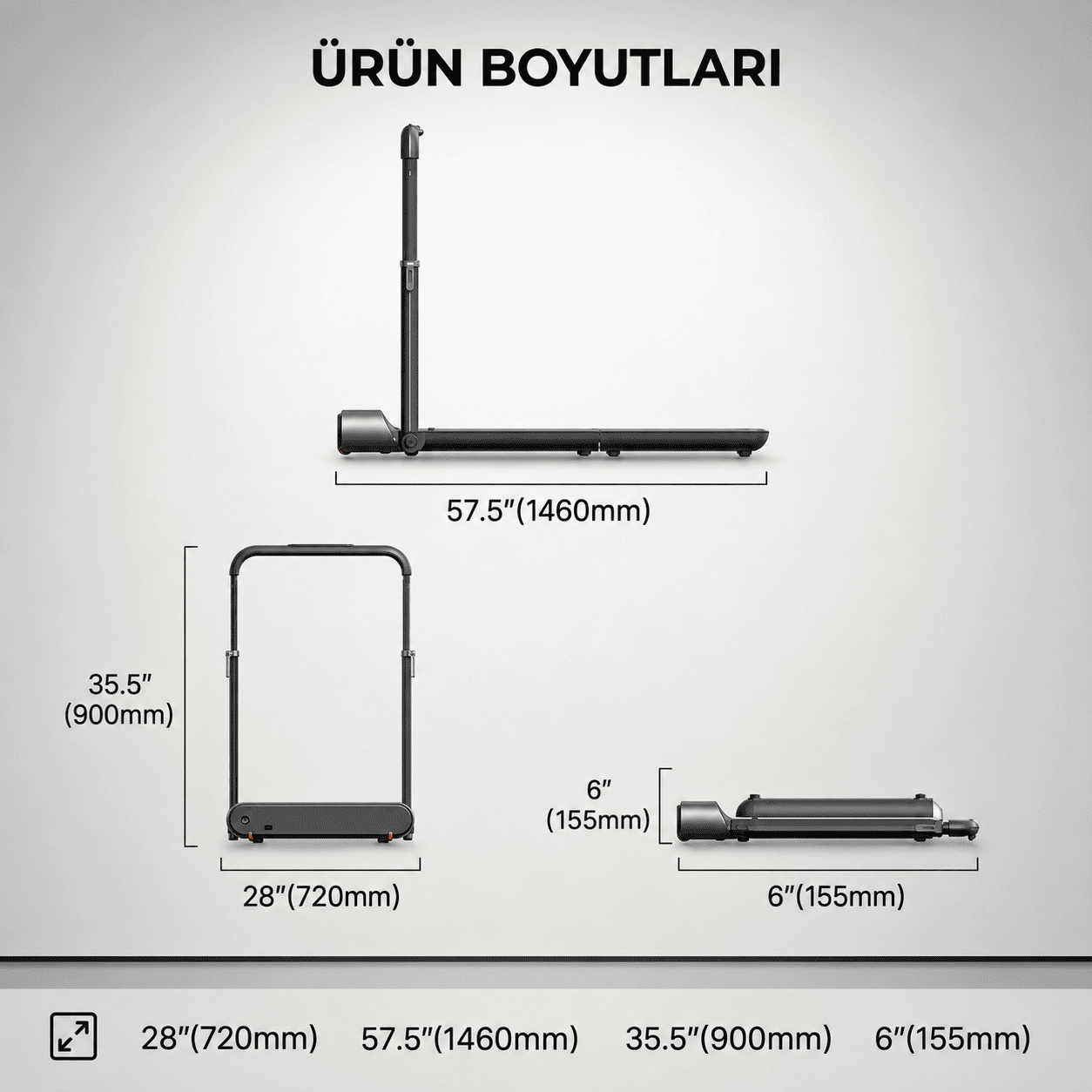 Kingsmith Walkingpad R1 Pro Katlanabilir Koşu ve Yürüyüş Bandı – Global Versiyon