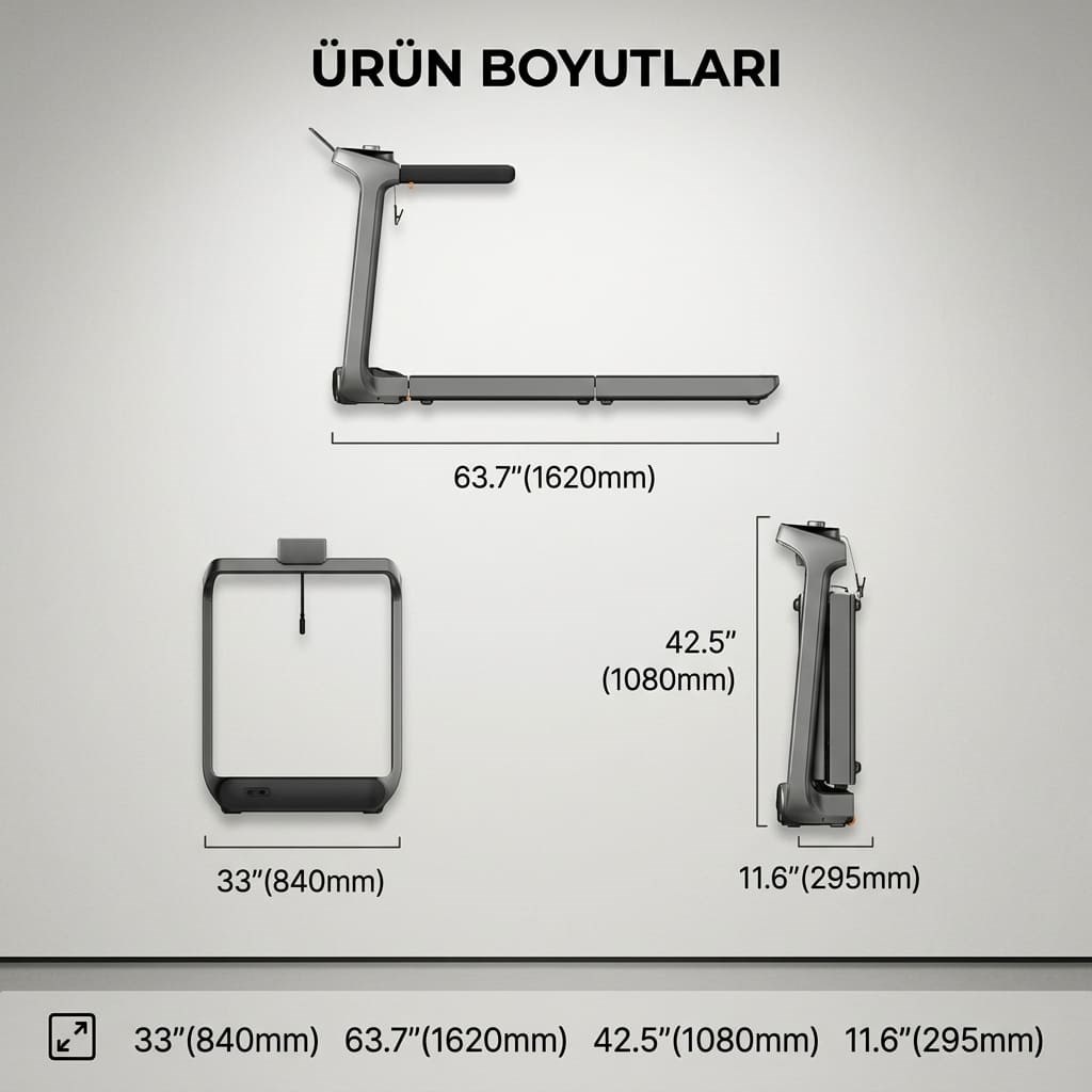 Kingsmith WalkingPad X218 Katlanabilir Koşu Bandı - En Hızlı ve En Güçlü 18 km/s 